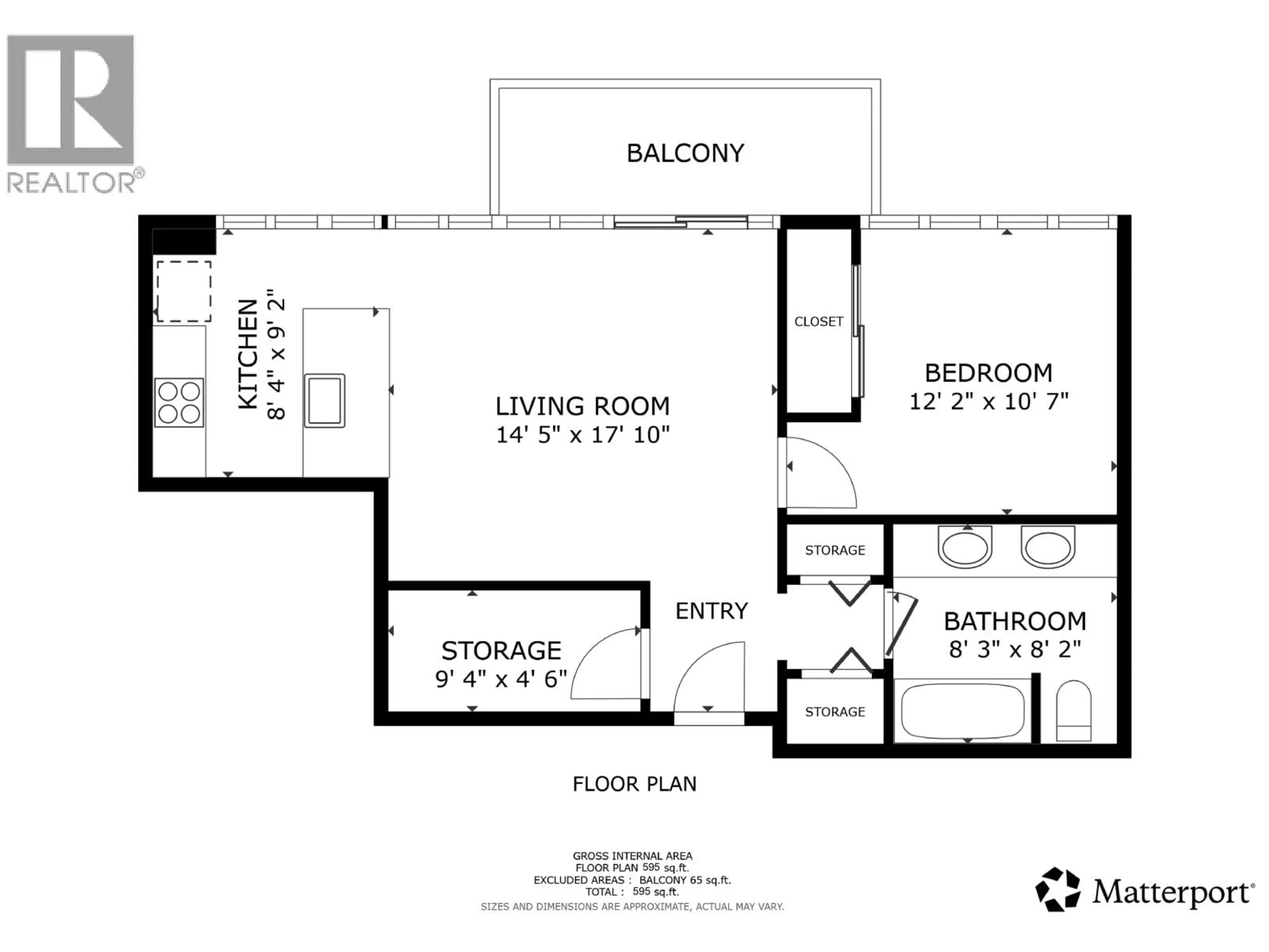 Floor plan for 1209 - 159 2ND AVENUE, Vancouver British Columbia V5Y0L8