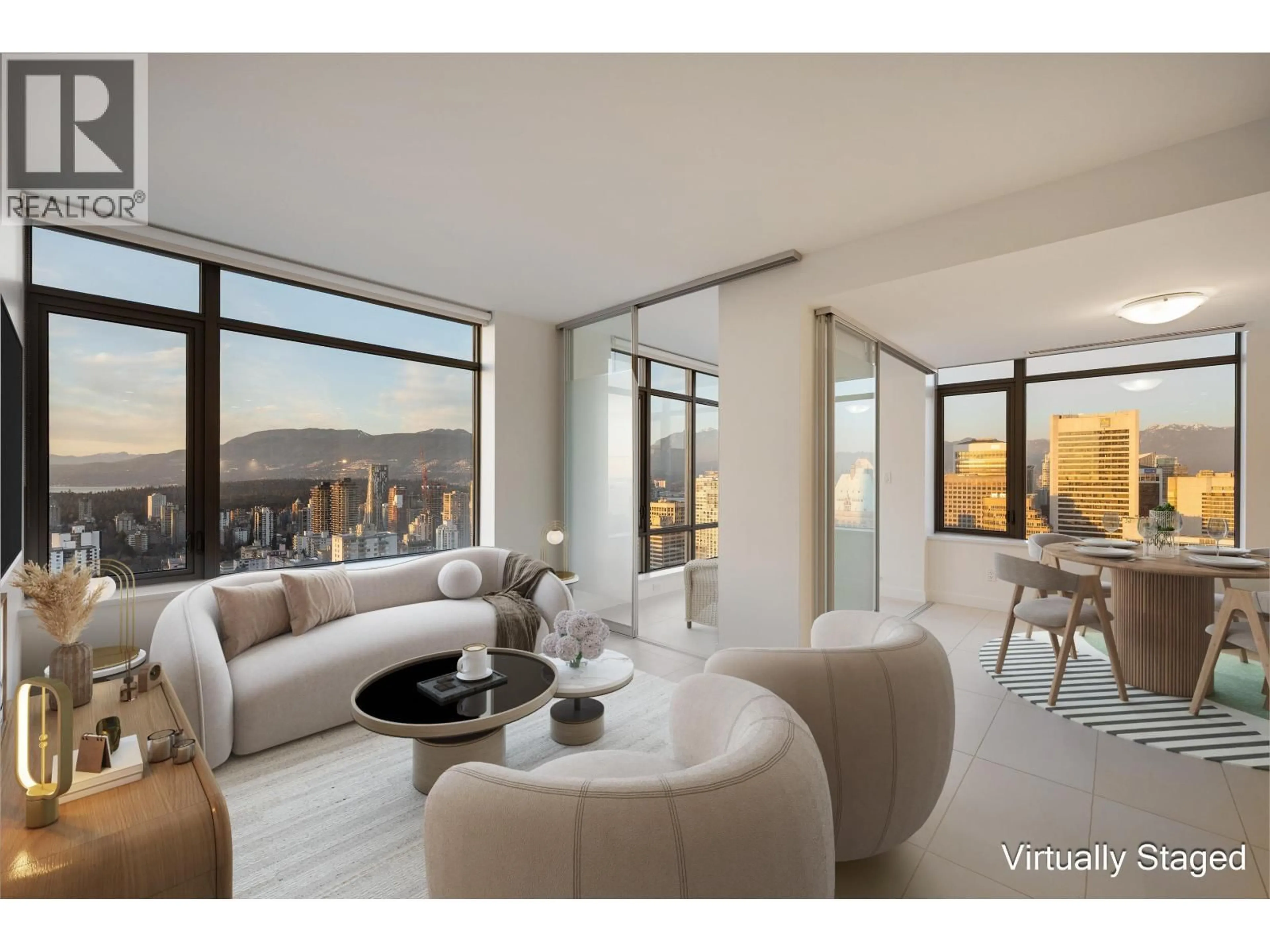 Living room with furniture, unknown for 3406 - 1028 BARCLAY STREET, Vancouver British Columbia V6E0B1