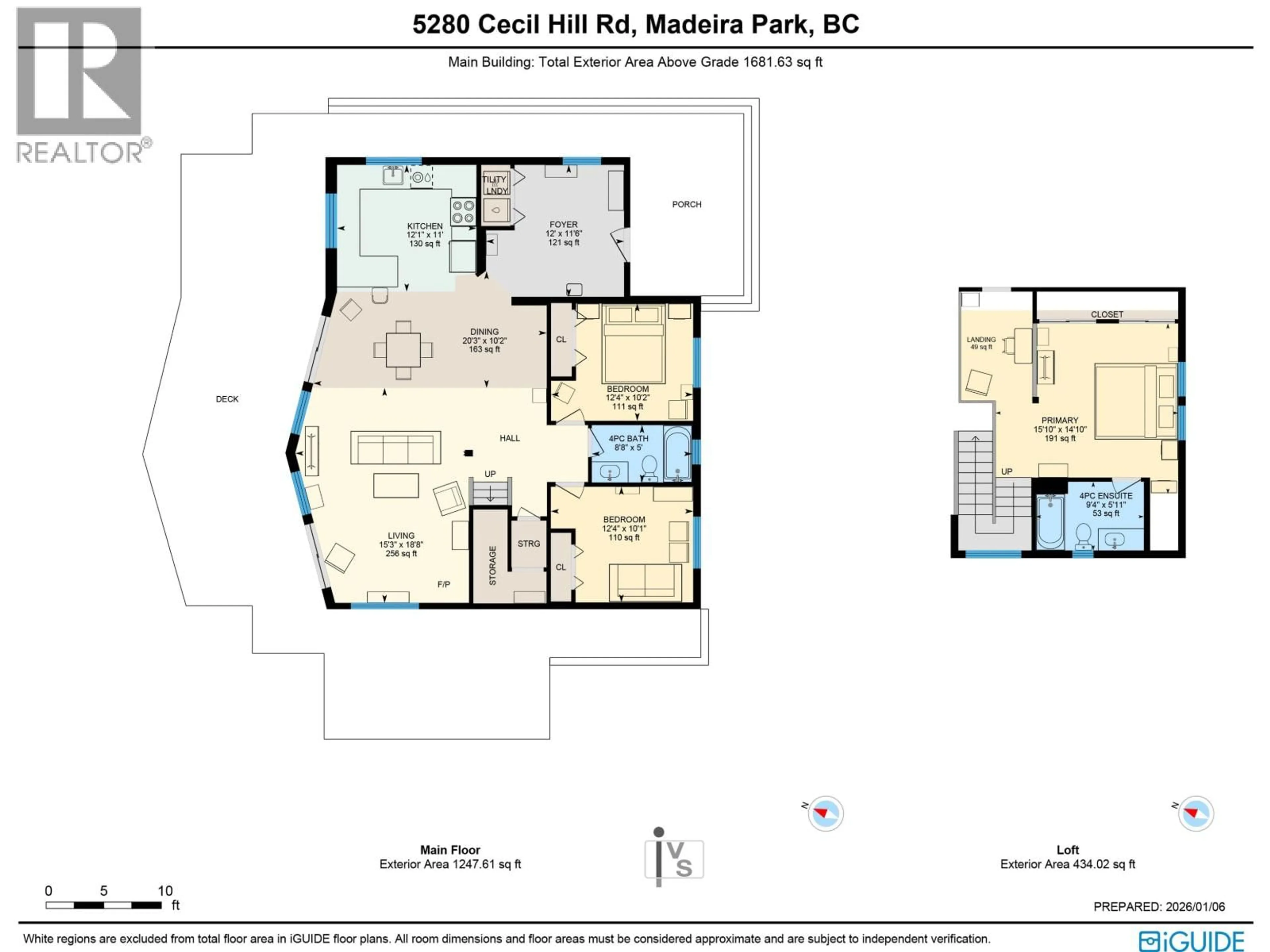 Floor plan for 5280 CECIL HILL ROAD, Madeira Park British Columbia V0N2H1