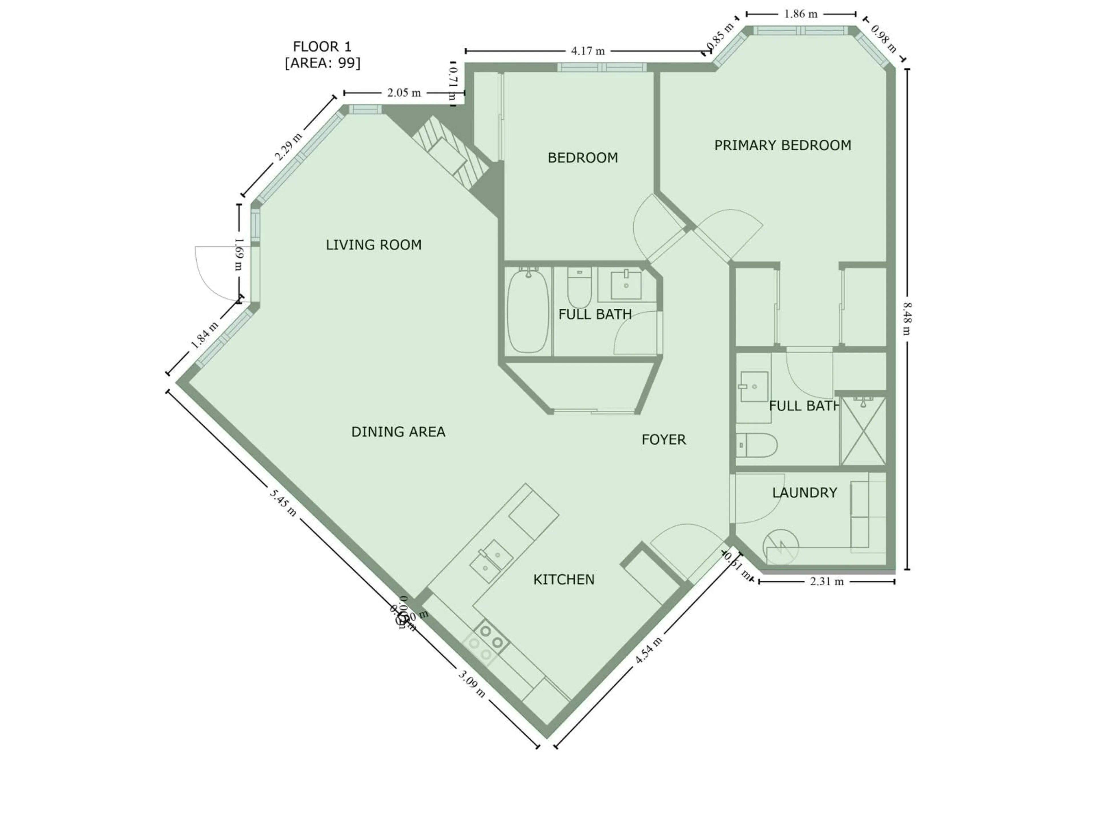 Floor plan for 410 - 7435 121A STREET, Surrey British Columbia V3W0W8