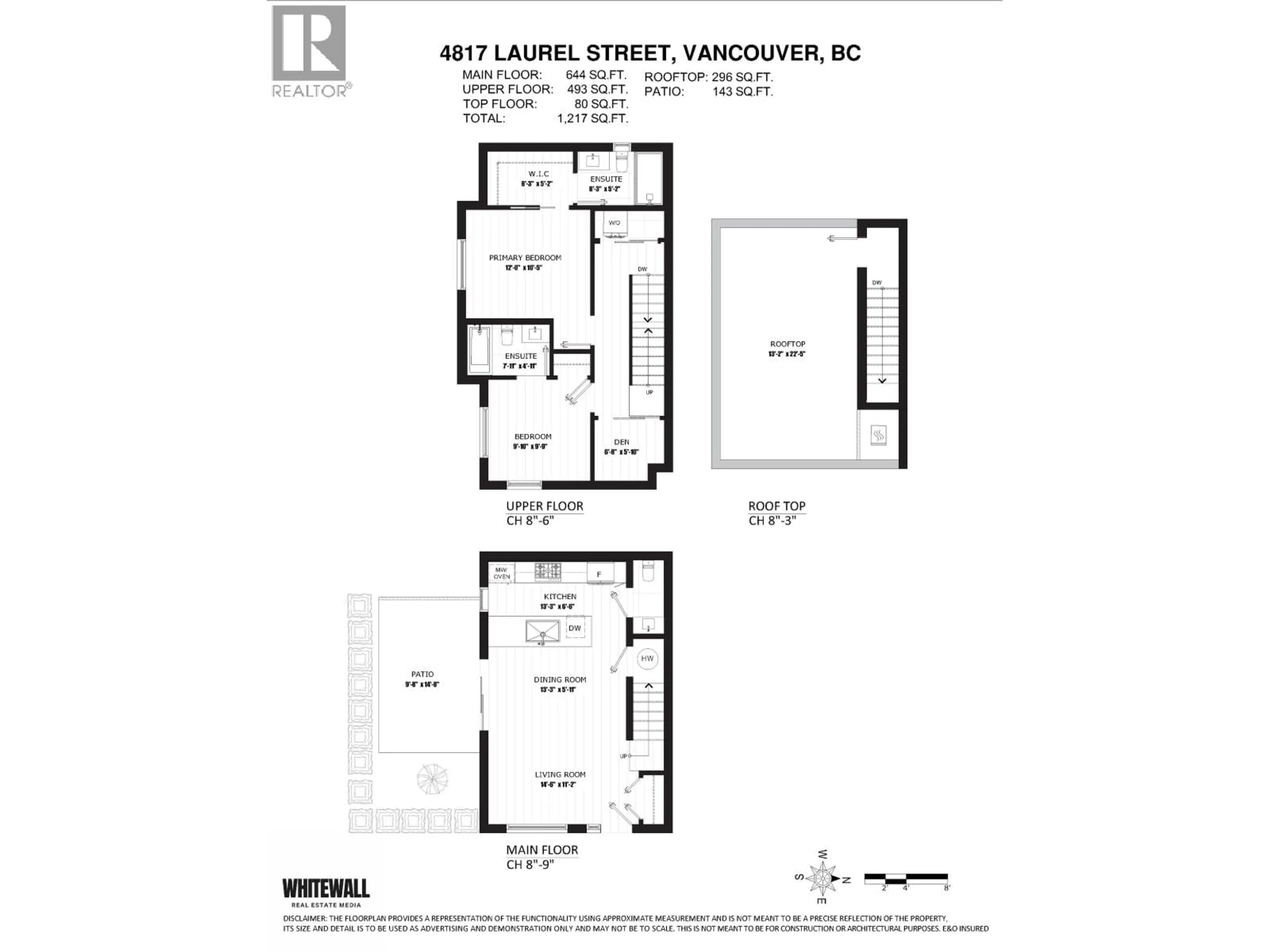 Floor plan for 4817 LAUREL STREET, Vancouver British Columbia V5Z3V9
