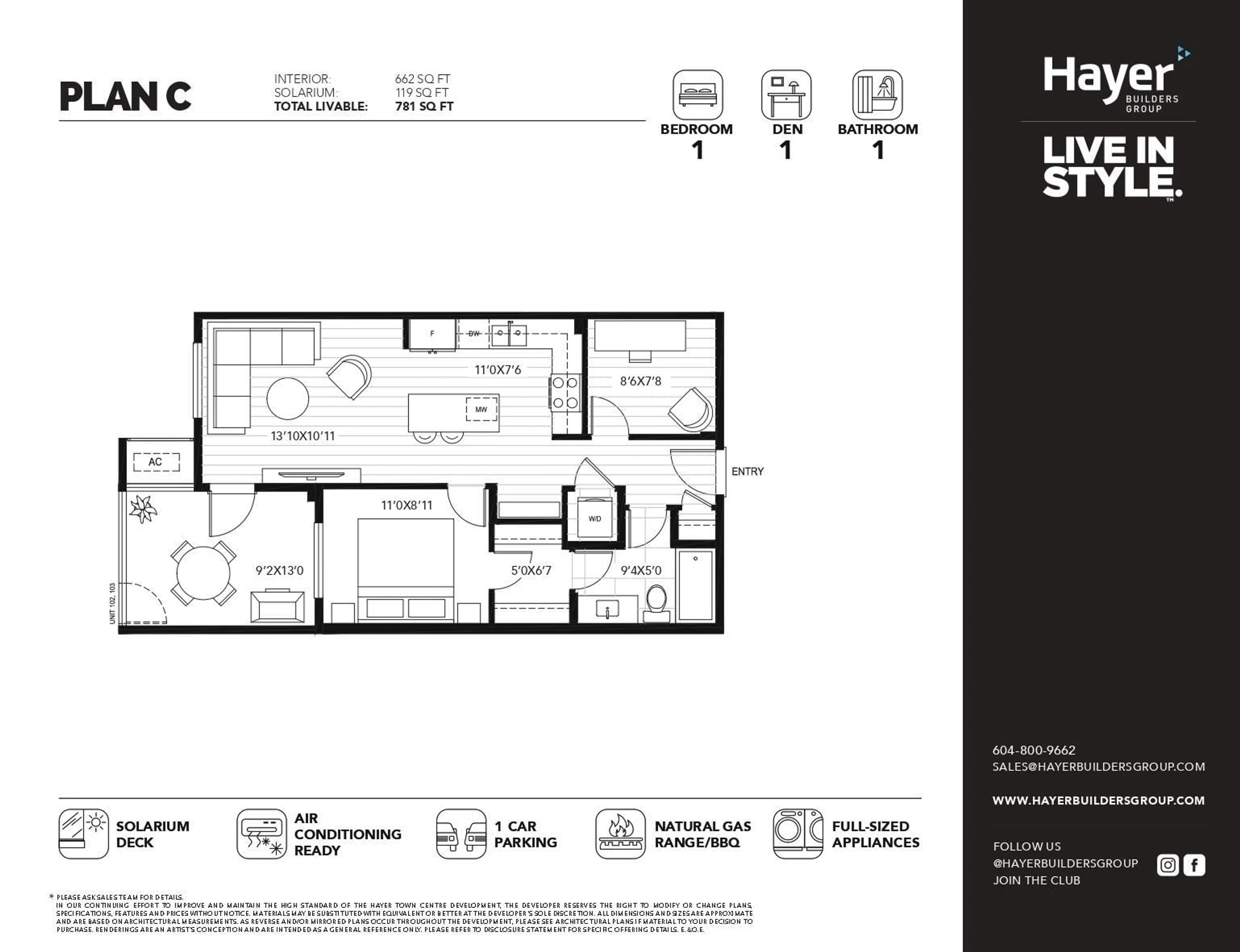 Floor plan for 508 - 19953 76 AVENUE, Langley British Columbia V2Y3Y1