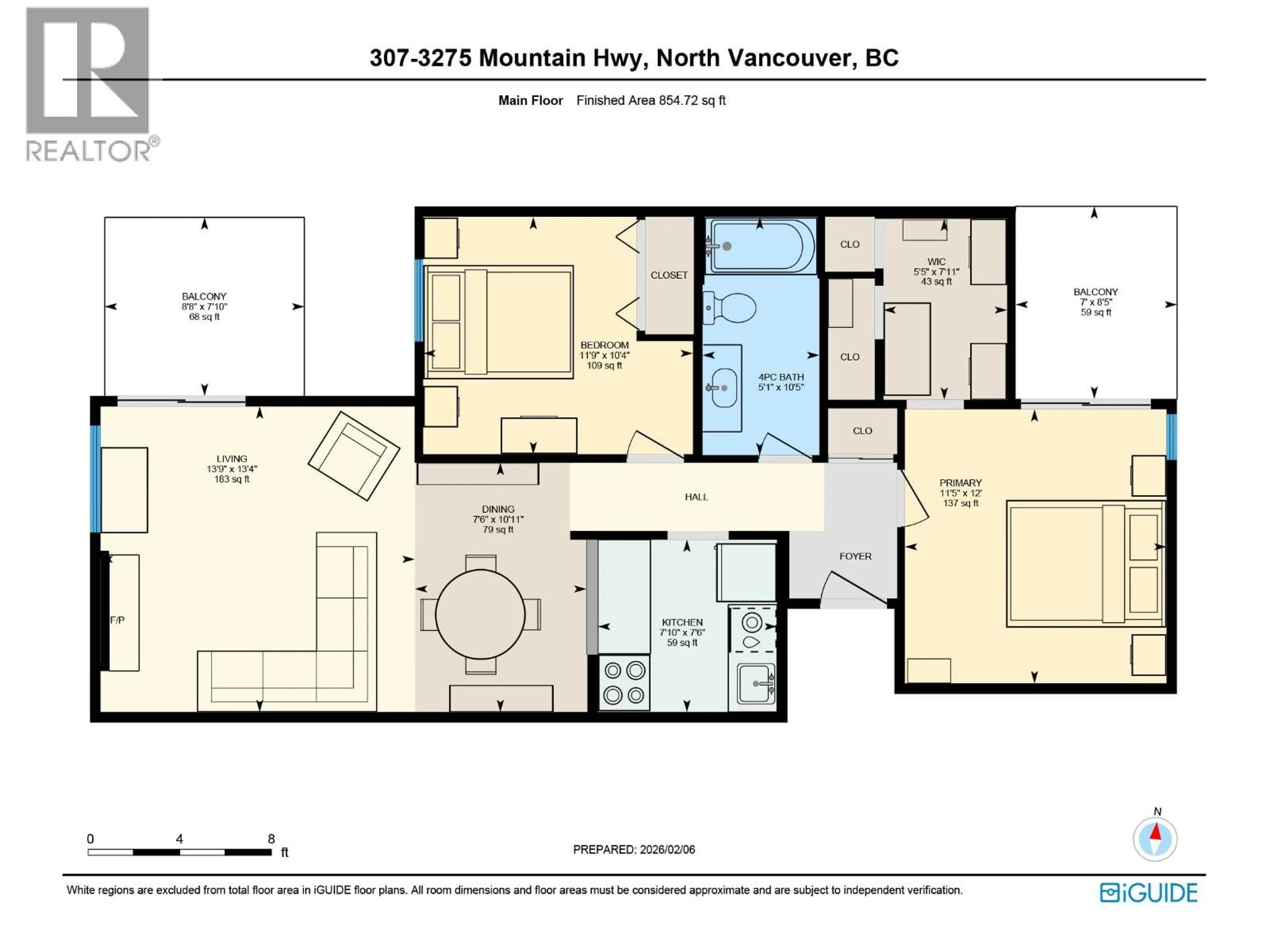 Floor plan for 307 - 3275 MOUNTAIN HIGHWAY, North Vancouver British Columbia V7K2H4