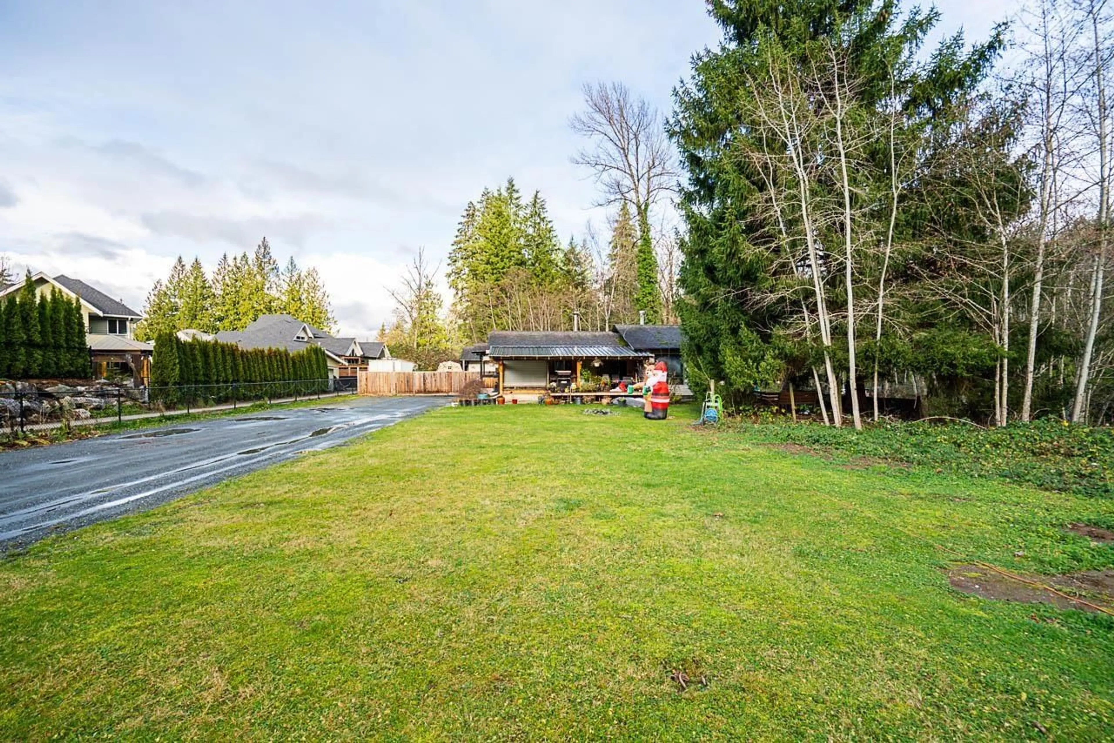 A pic from outside/outdoor area/front of a property/back of a property/a pic from drone, forest/trees view for 7350 RAMSAY PLACE, Chilliwack British Columbia V4Z1J5