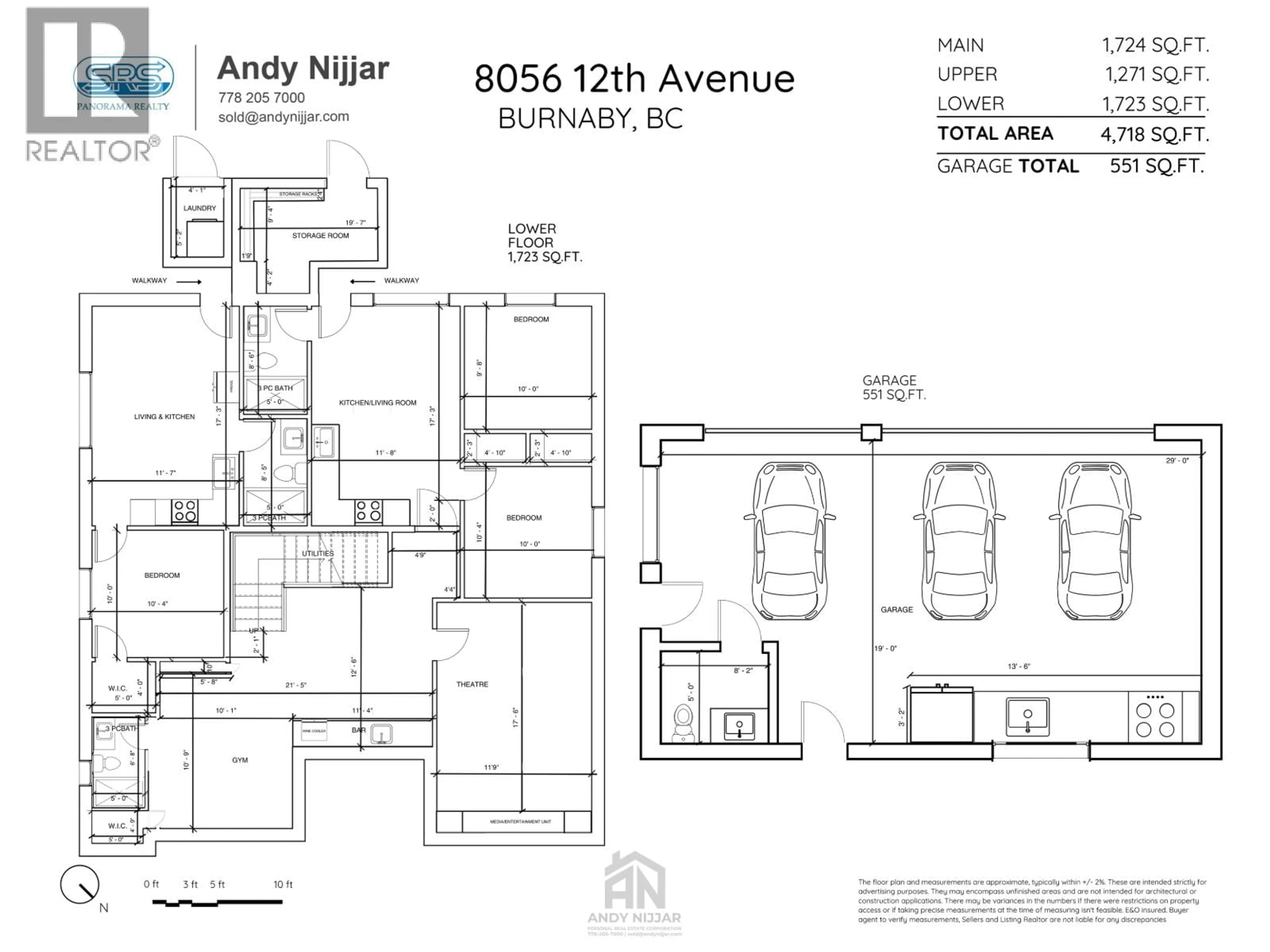 Floor plan for 8056 12TH AVENUE, Burnaby British Columbia V3N2L1