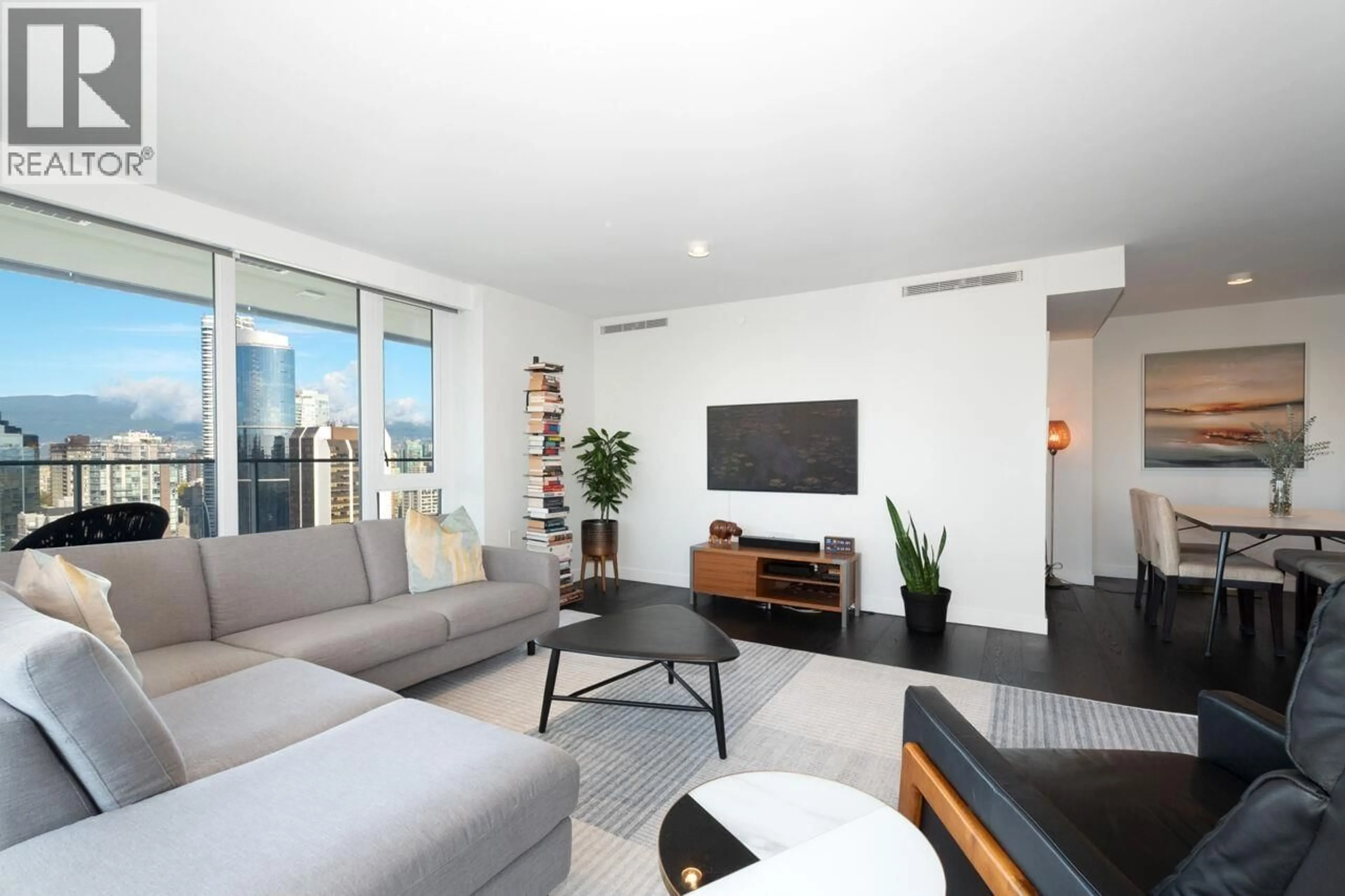 Living room with furniture, unknown for 3206 - 1111 RICHARDS STREET, Vancouver British Columbia V6B0S3