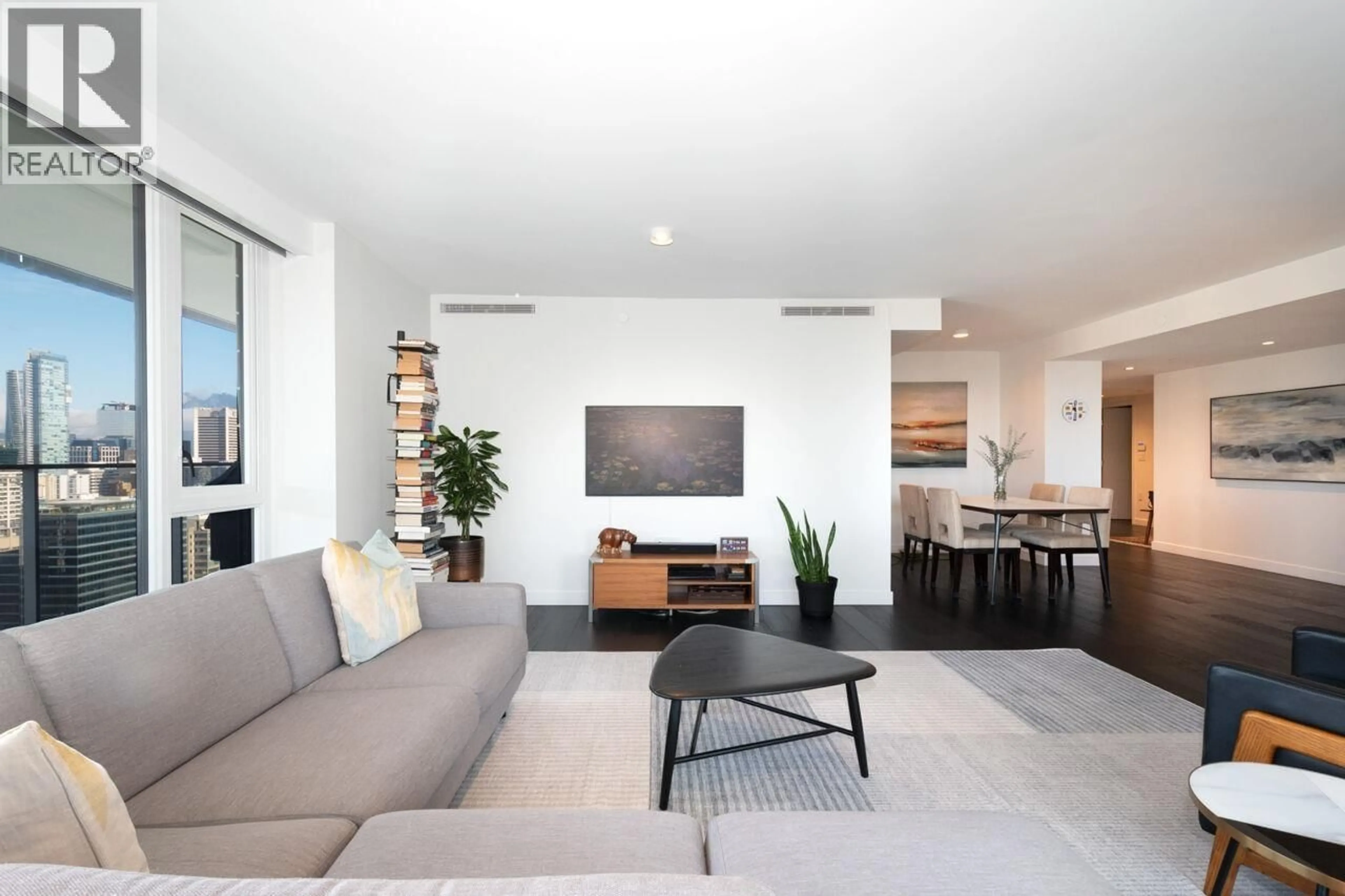 Living room with furniture, unknown for 3206 - 1111 RICHARDS STREET, Vancouver British Columbia V6B0S3