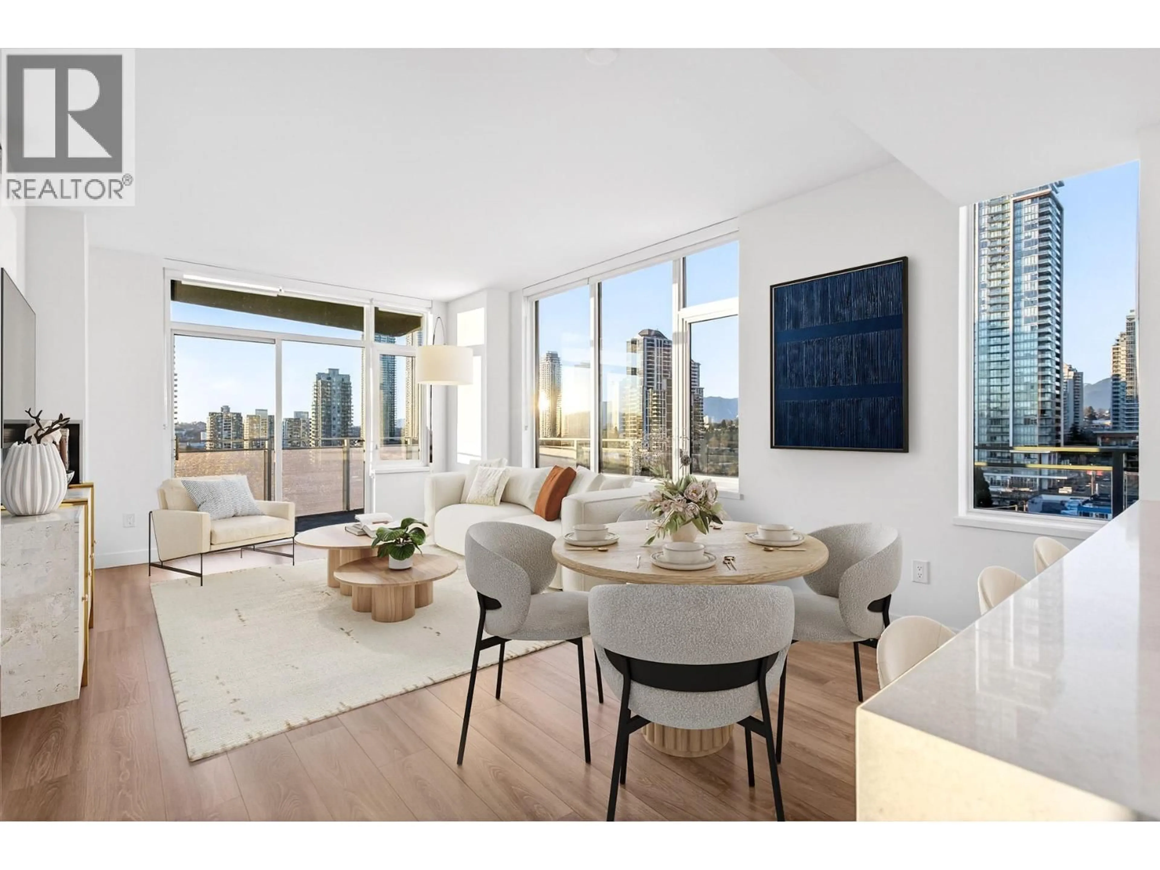 Living room with furniture, unknown for 1107 - 4433 ALASKA STREET, Burnaby British Columbia V5C5T3