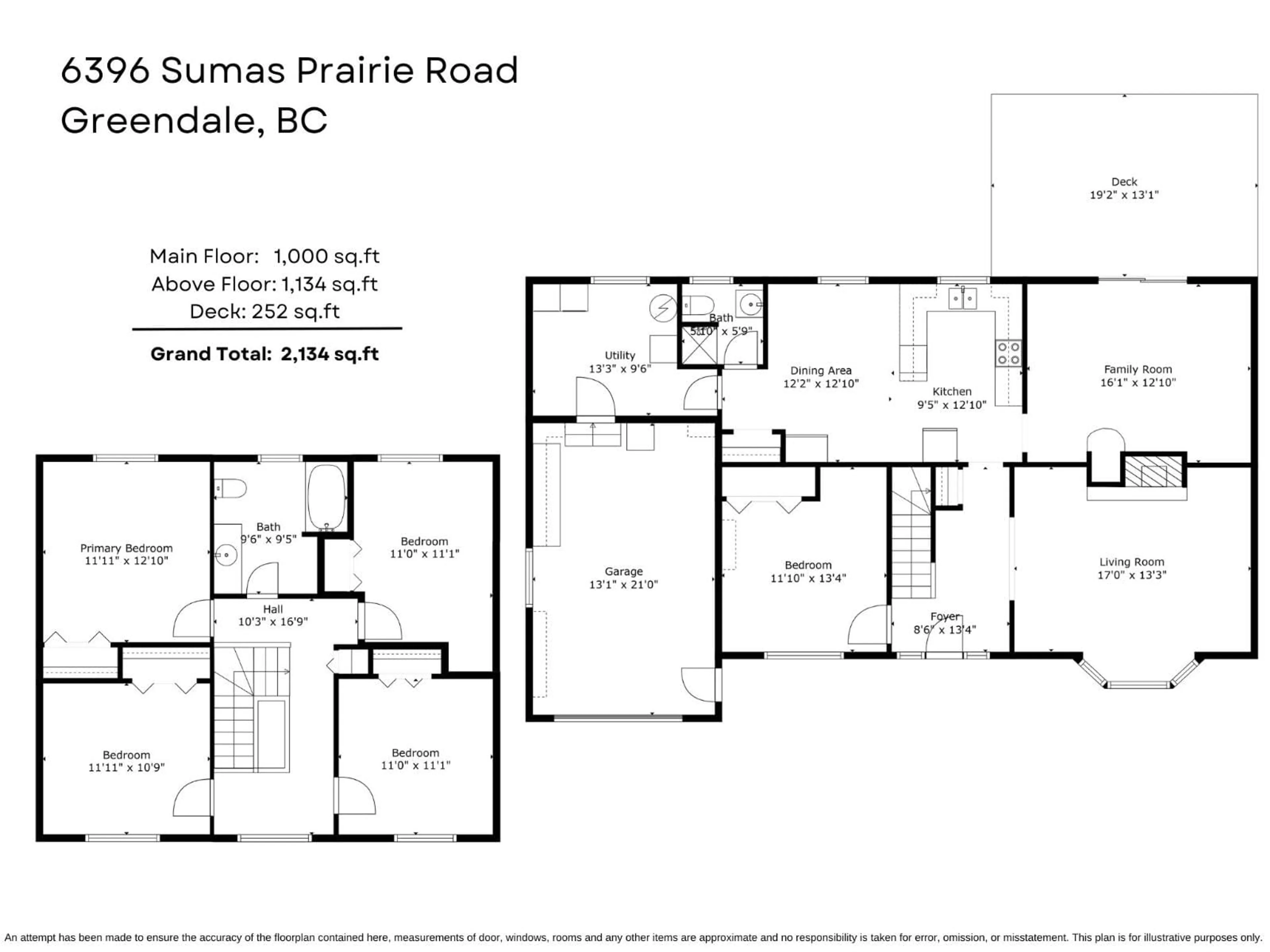 Floor plan for 6396 SUMAS PRAIRIE ROAD, Chilliwack British Columbia V2R4N6