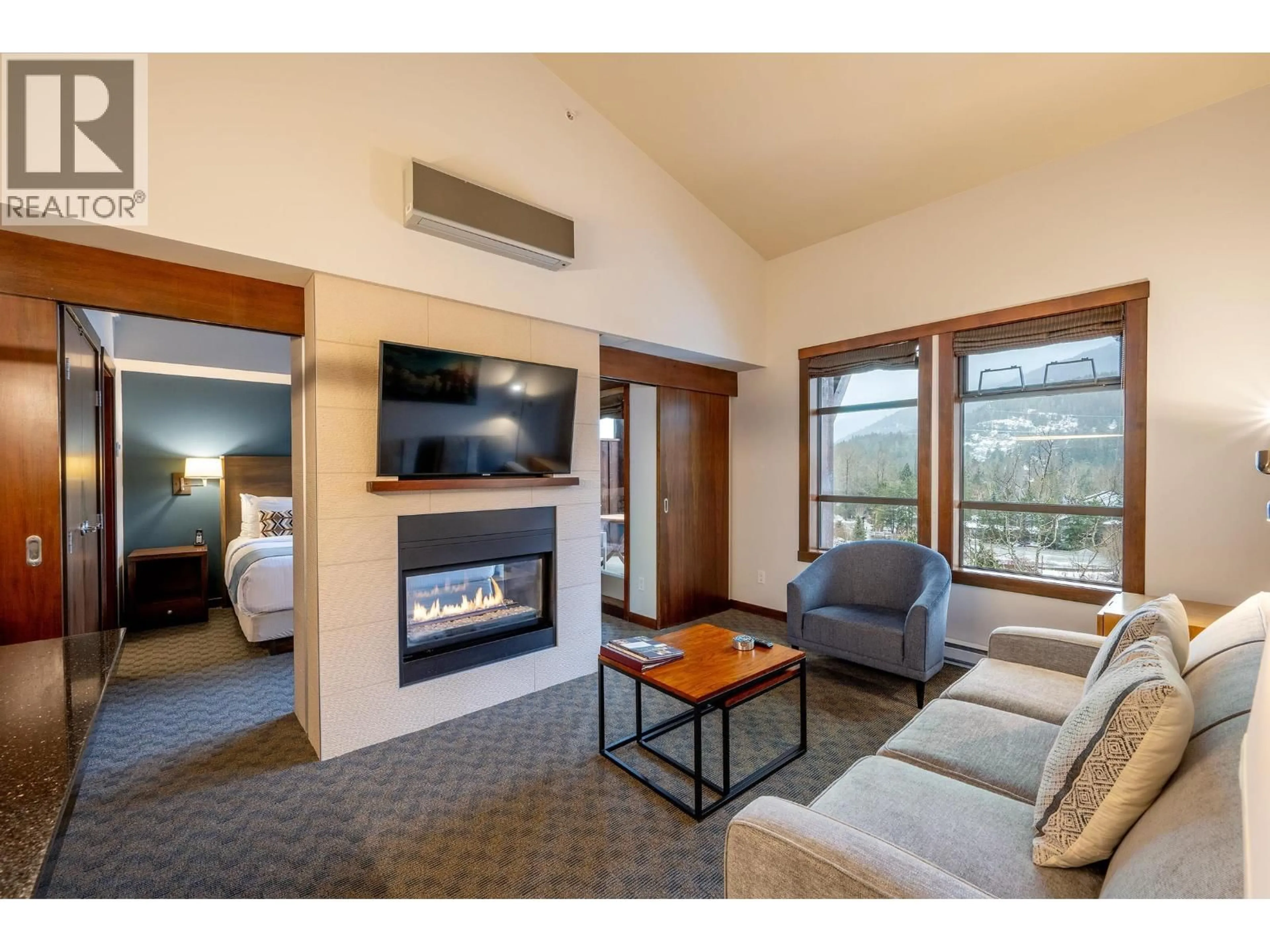 Living room with furniture, unknown for 414A - 2020 LONDON LANE, Whistler British Columbia V8E0B6