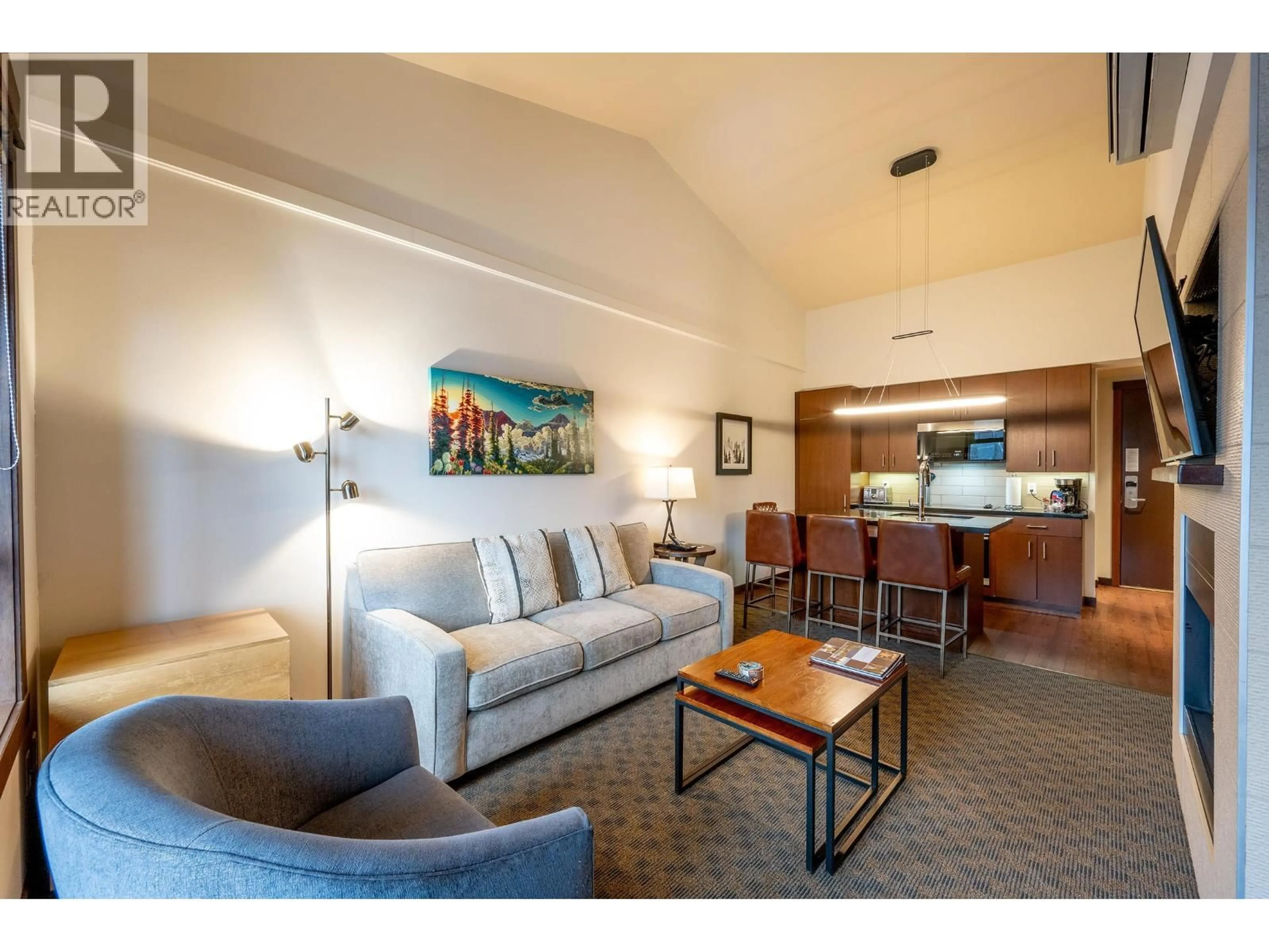 Living room with furniture, unknown for 414A - 2020 LONDON LANE, Whistler British Columbia V8E0B6