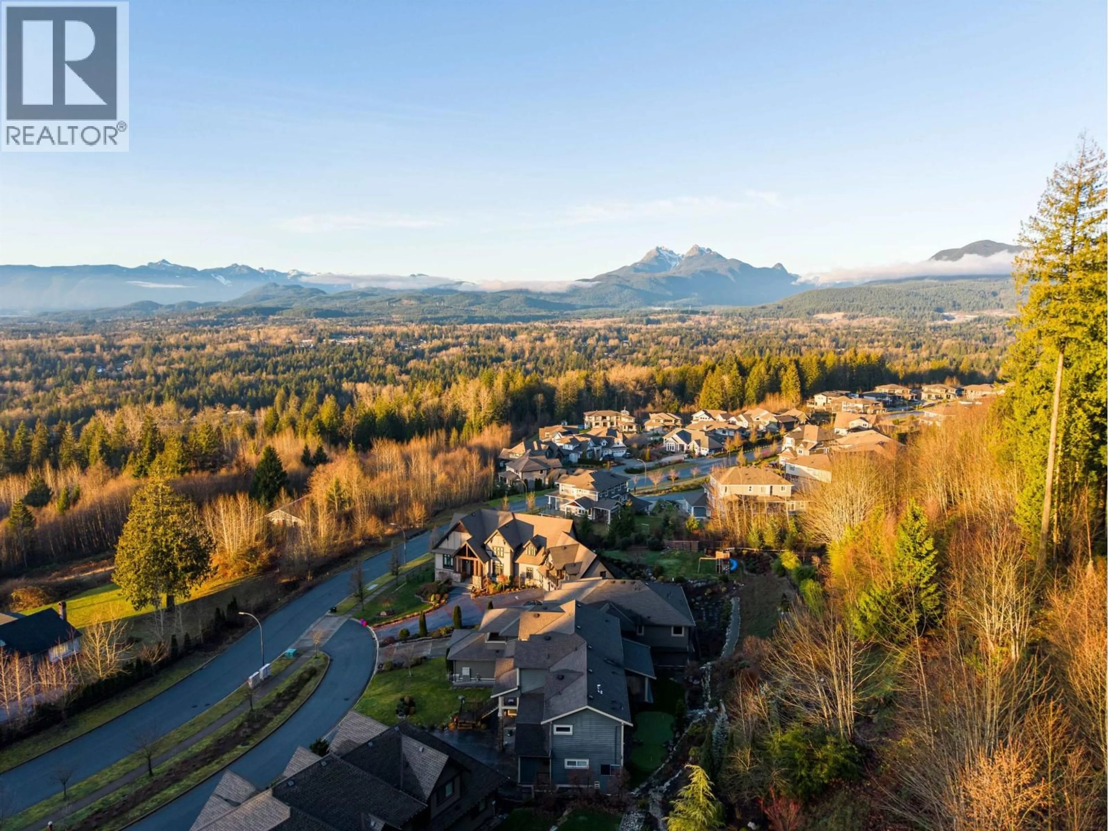 A pic from outside/outdoor area/front of a property/back of a property/a pic from drone, mountain view for 10850 CARMICHAEL STREET, Maple Ridge British Columbia V2W0H3