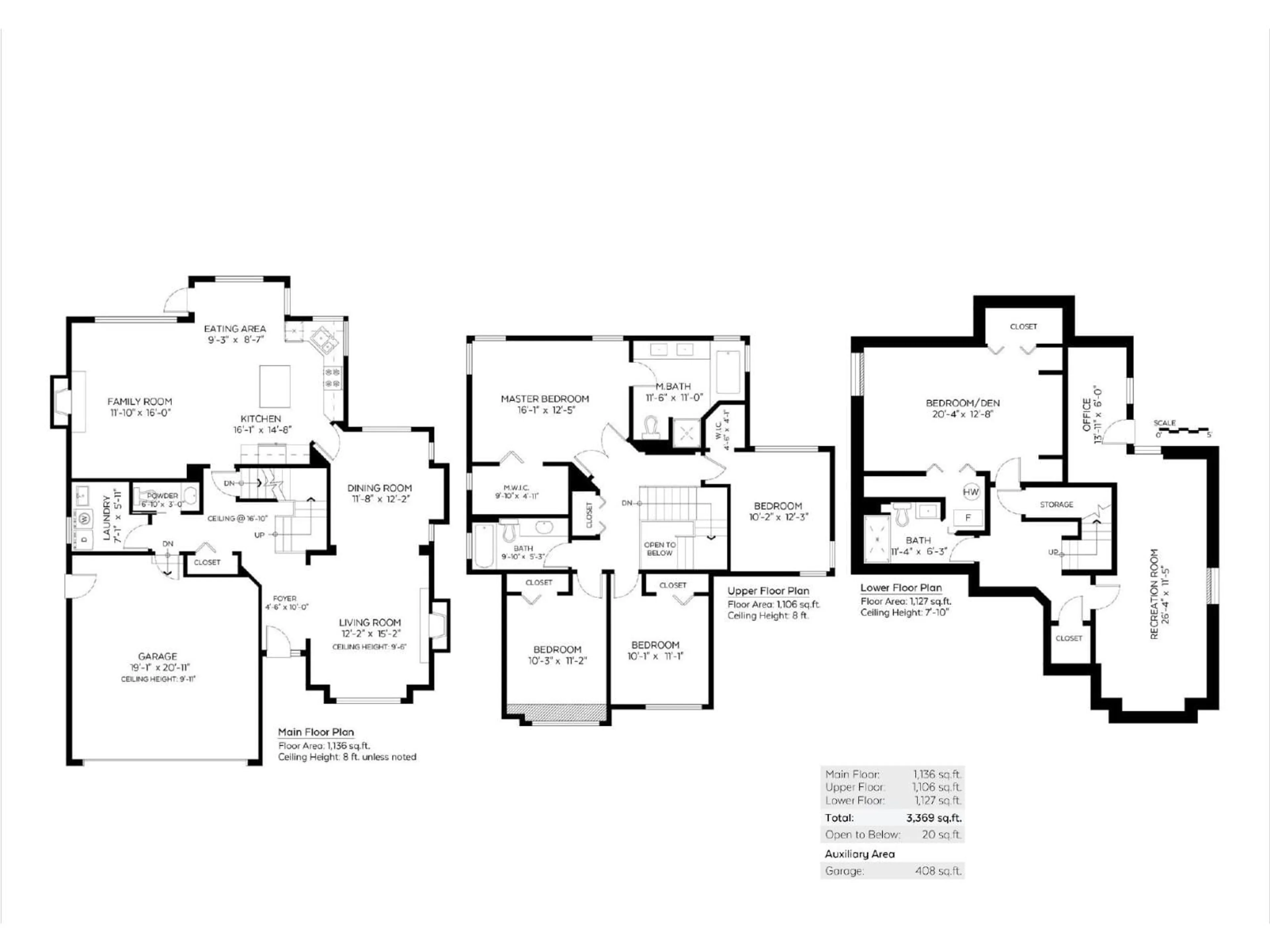 Floor plan for 6185 167A STREET, Surrey British Columbia V3S9L1