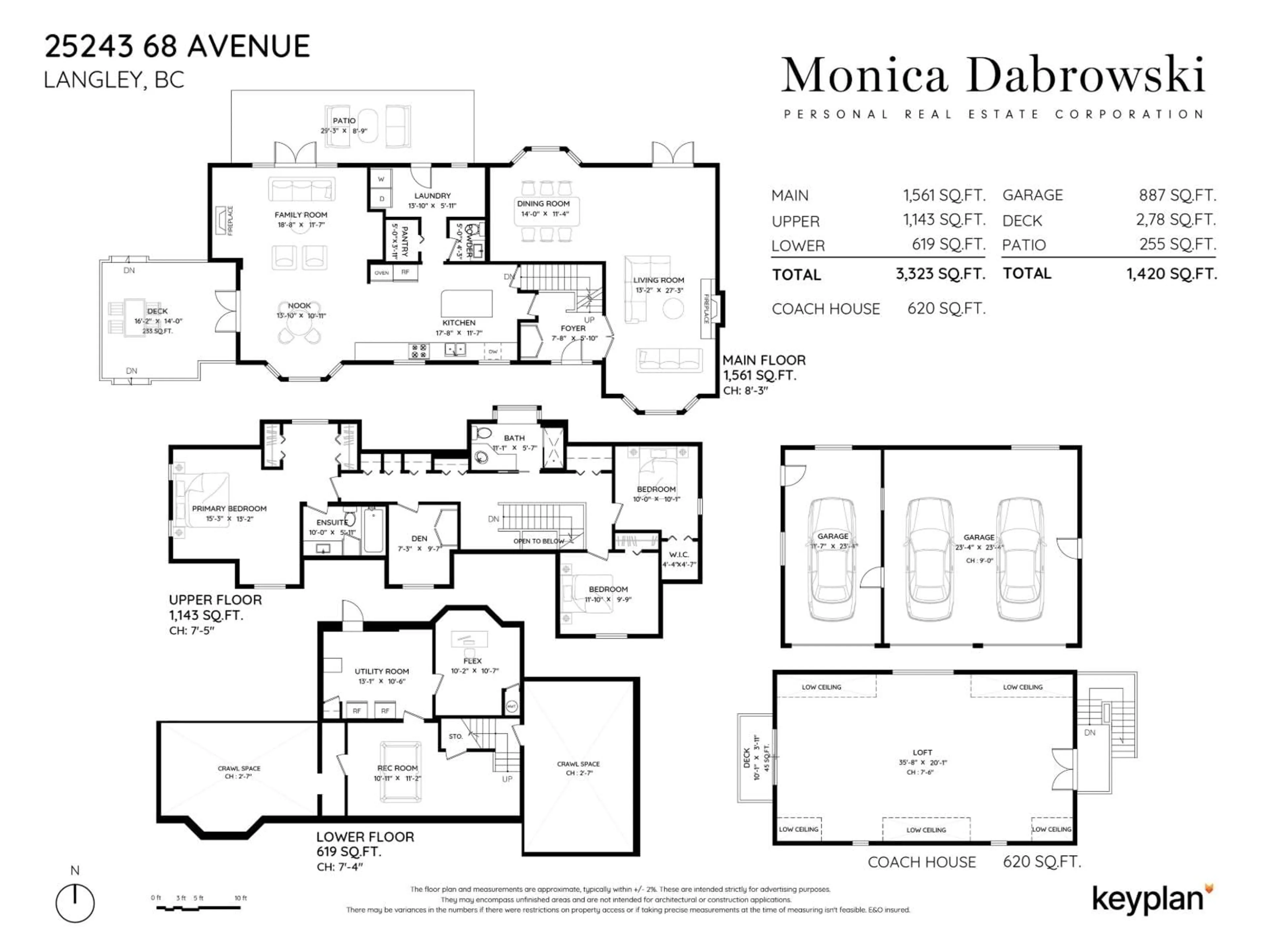 Floor plan for 25243 68 AVENUE, Langley British Columbia V4W1T9