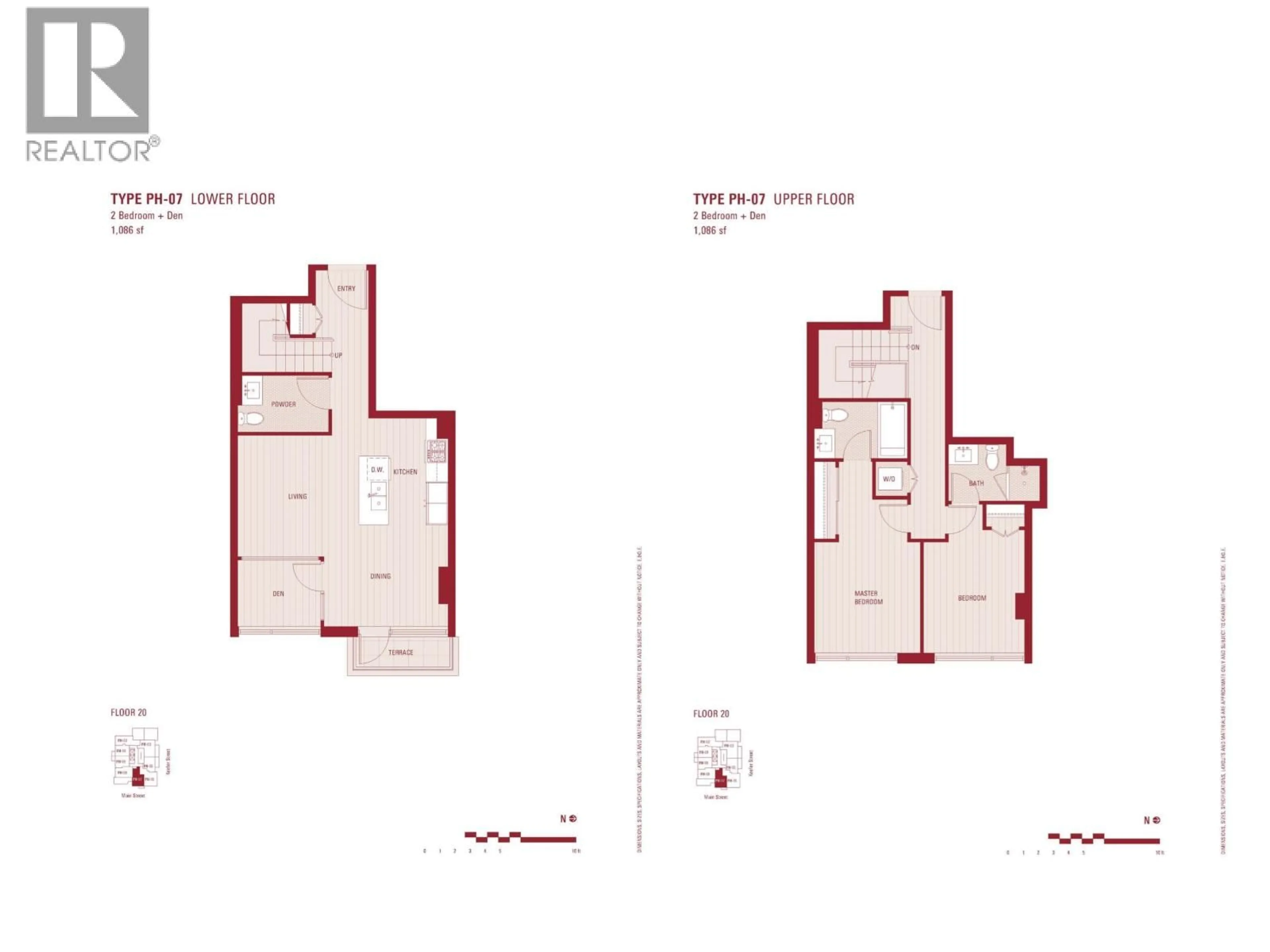 Floor plan for PH7 - 188 KEEFER STREET, Vancouver British Columbia V6A0E3