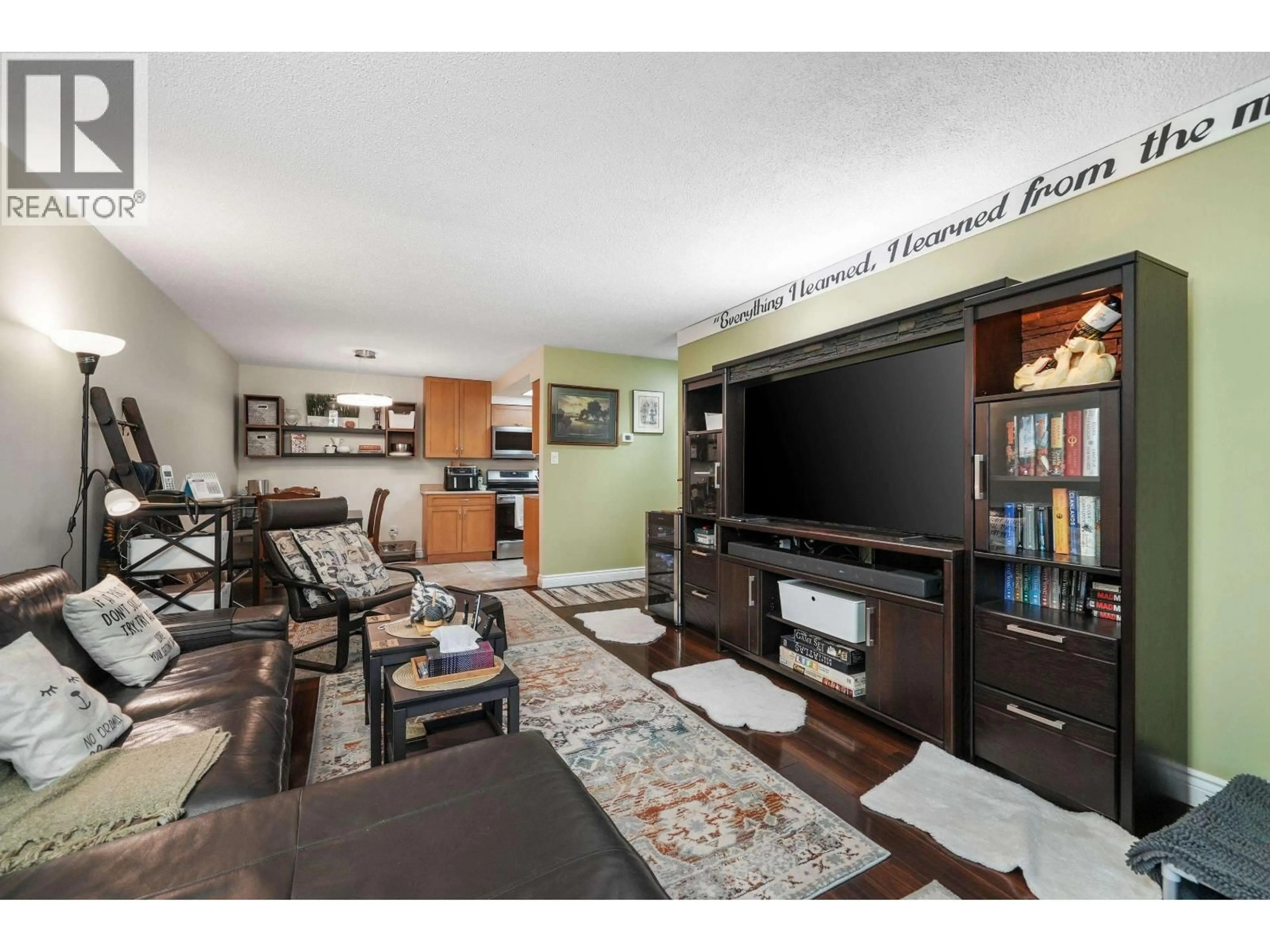 Living room with furniture, wood/laminate floor for 201 - 444 6TH AVENUE, Vancouver British Columbia V5T1K6