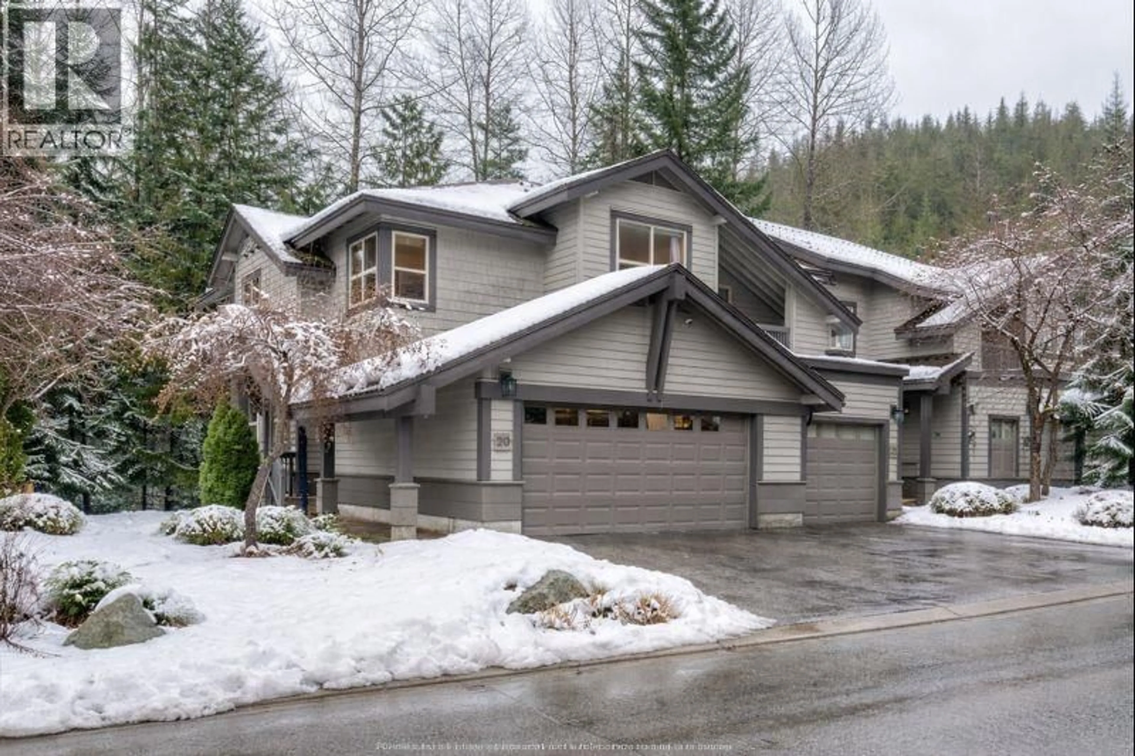 Home with vinyl exterior material, street for 20 - 1530 TYNEBRIDGE LANE, Whistler British Columbia V8E0L3