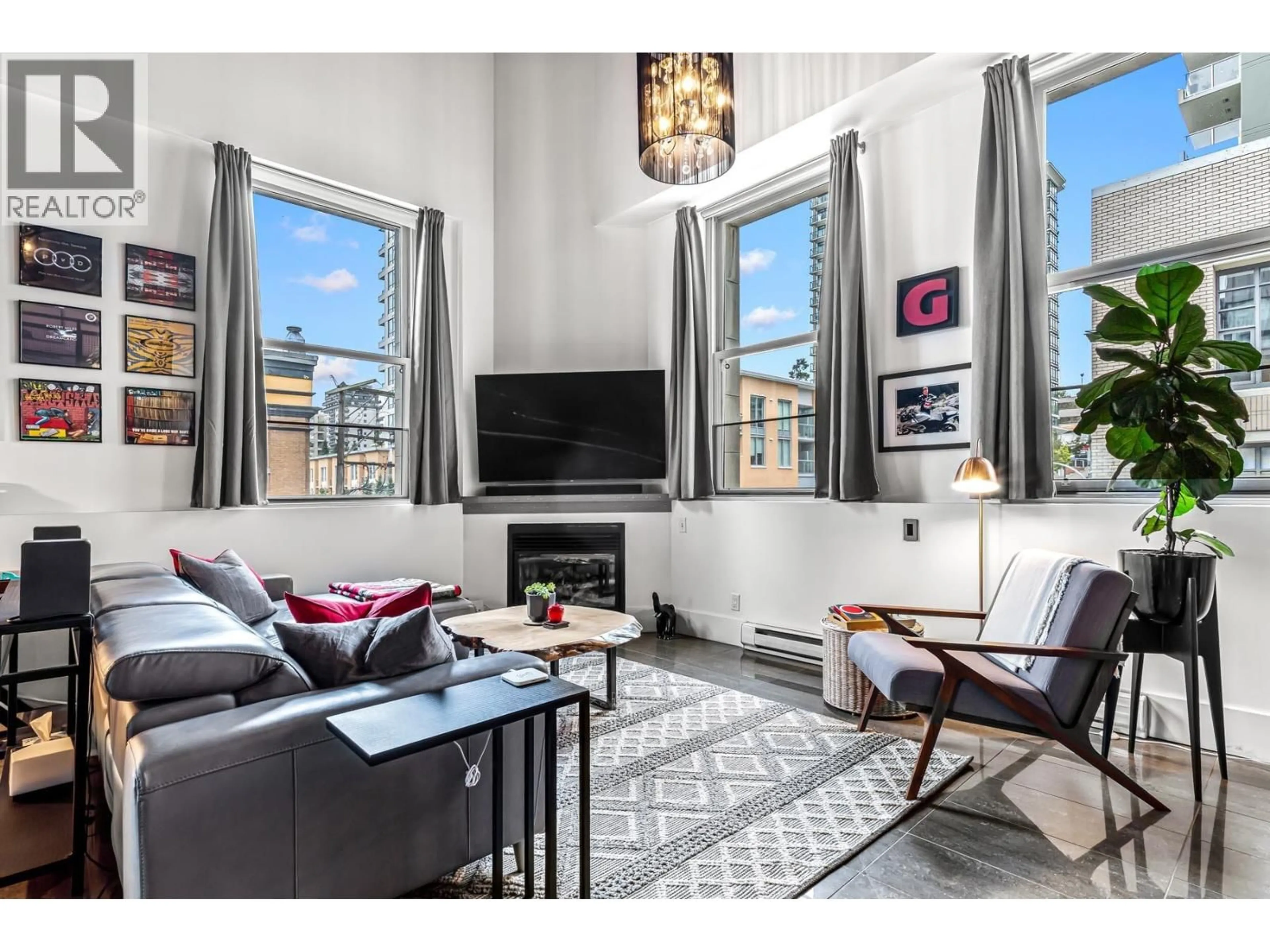 Living room with furniture, unknown for 404 - 549 COLUMBIA STREET, New Westminster British Columbia V3L1B3