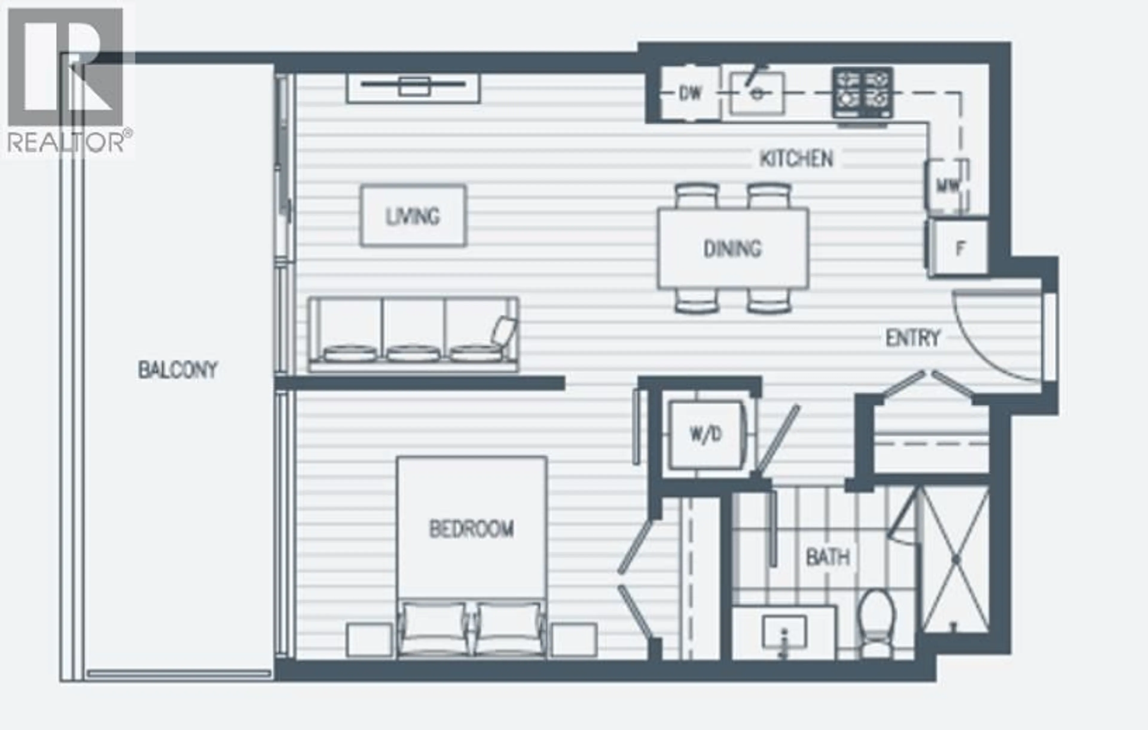 Floor plan for 2105 - 6511 SUSSEX AVENUE, Burnaby British Columbia V5H0K5