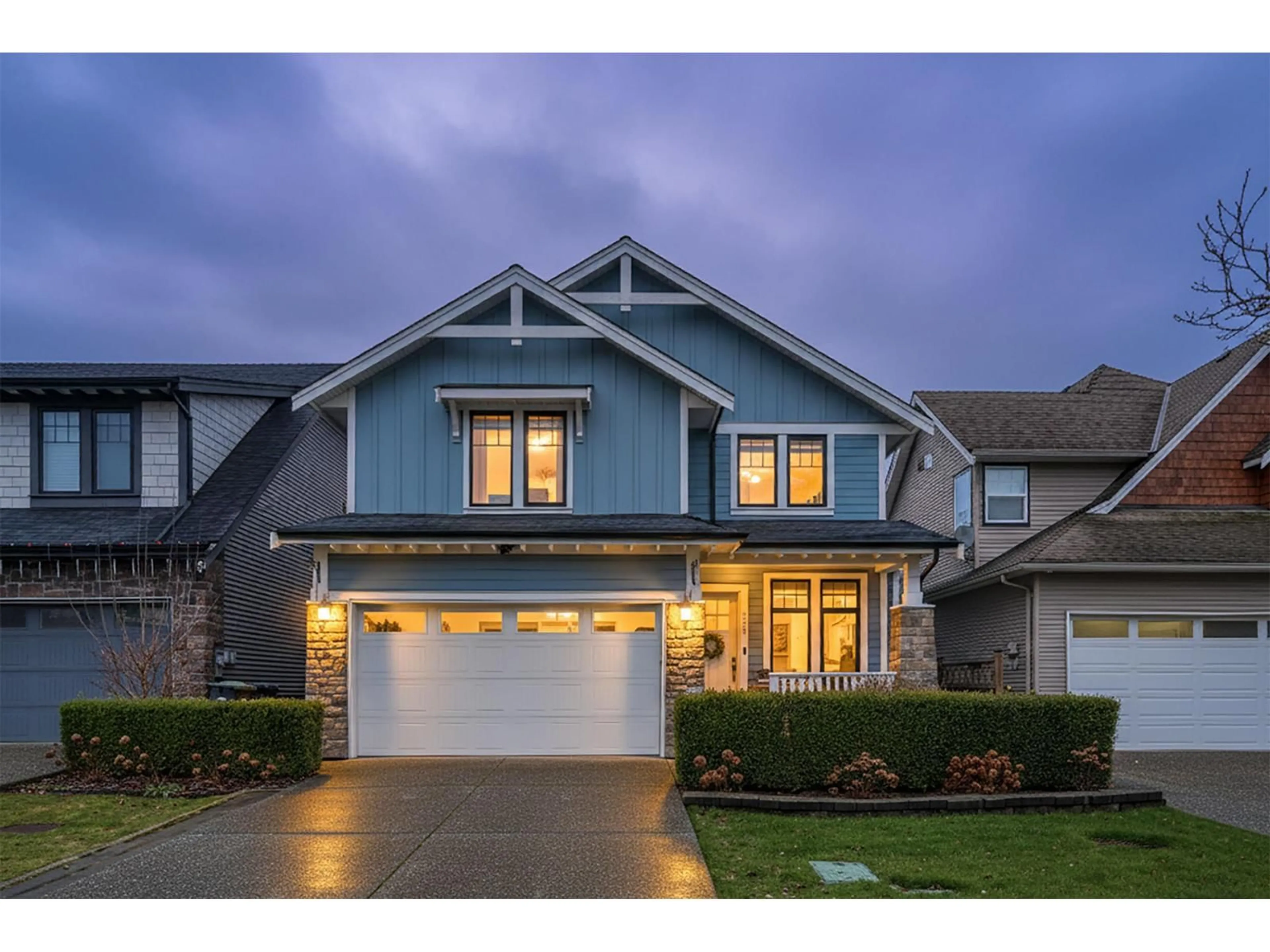 Home with vinyl exterior material, street for 4921 223B STREET, Langley British Columbia V2Y2X6