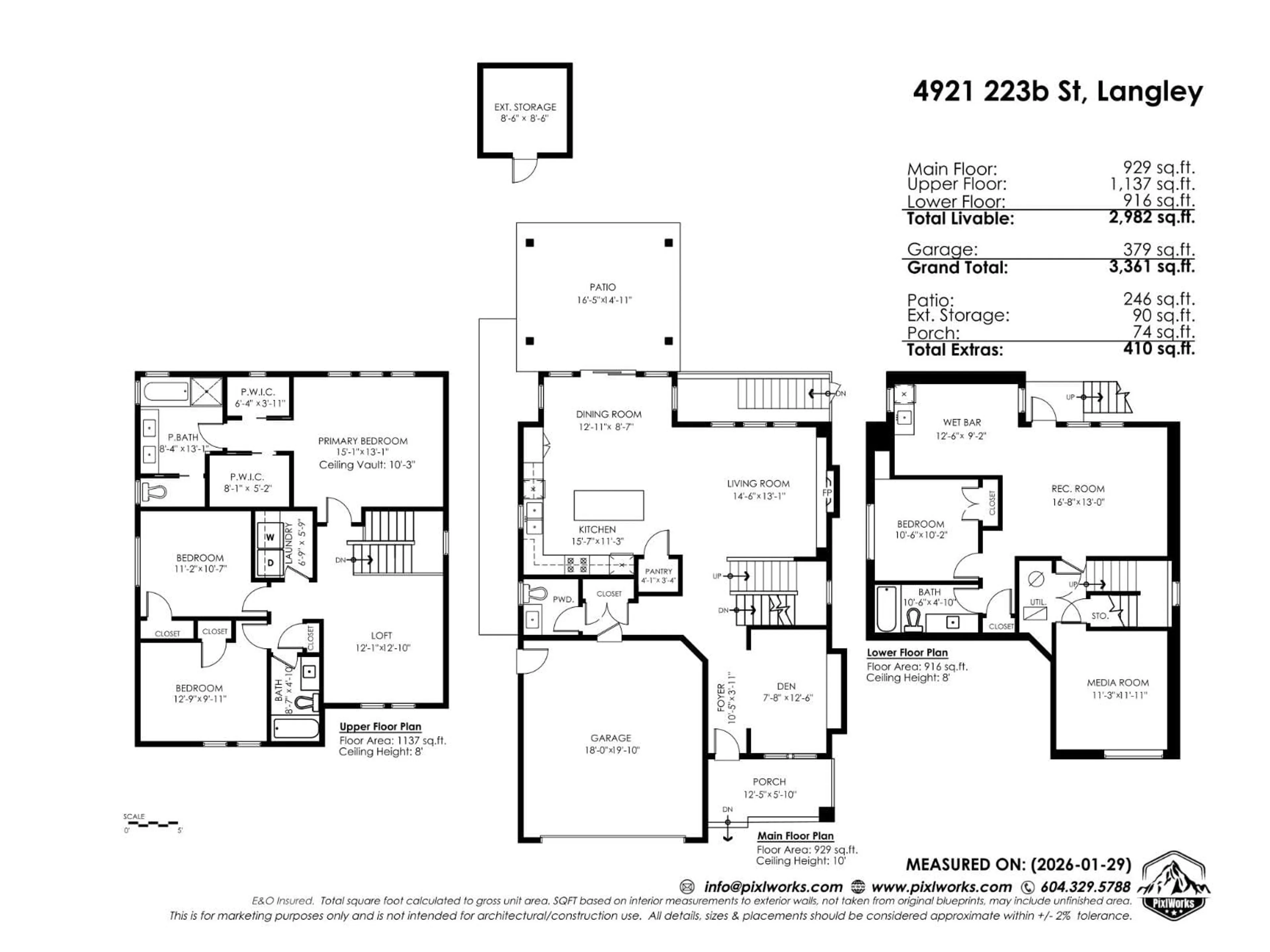Floor plan for 4921 223B STREET, Langley British Columbia V2Y2X6