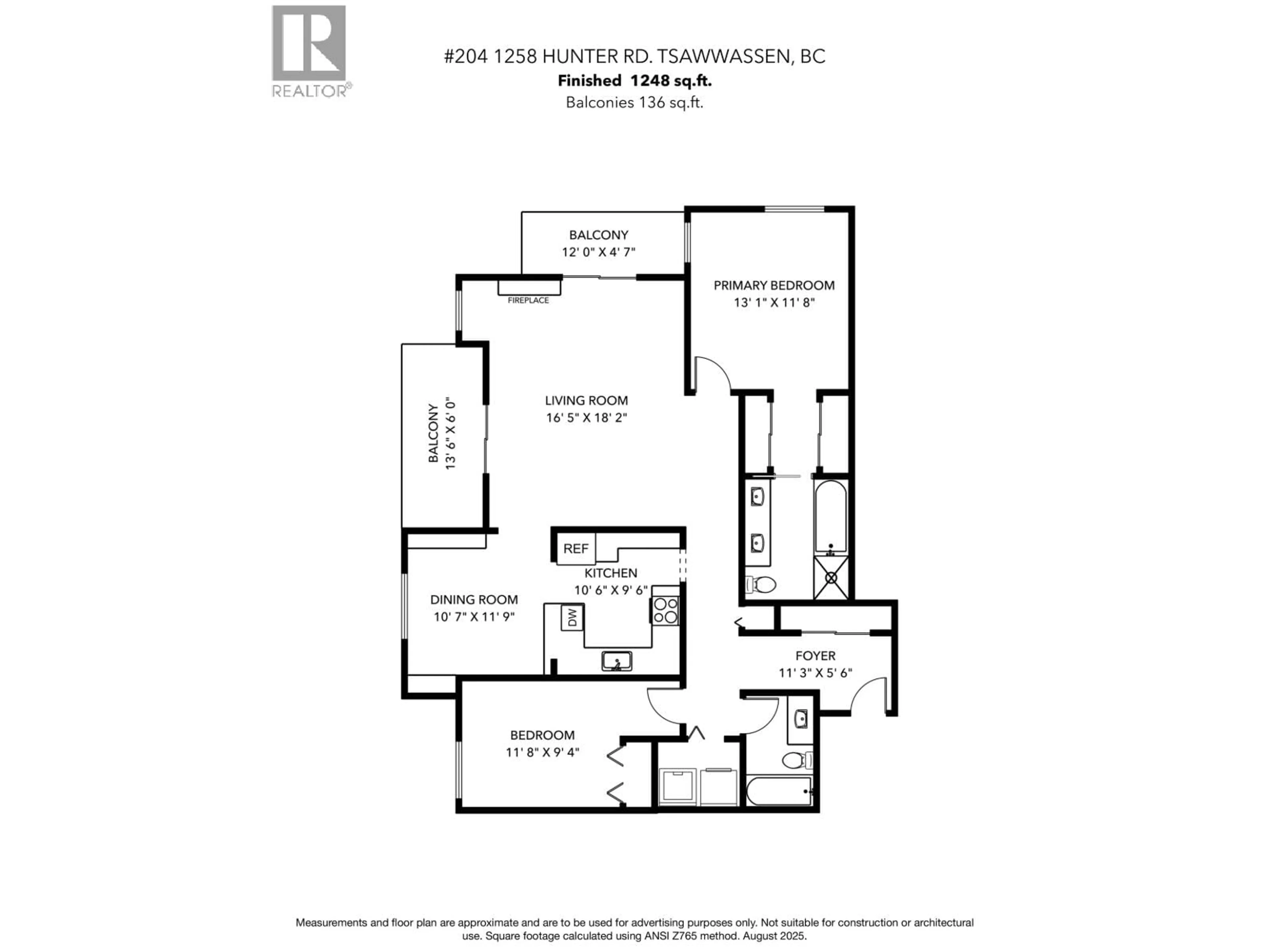 Floor plan for A204 - 1258 HUNTER ROAD, Delta British Columbia V4L1Y8
