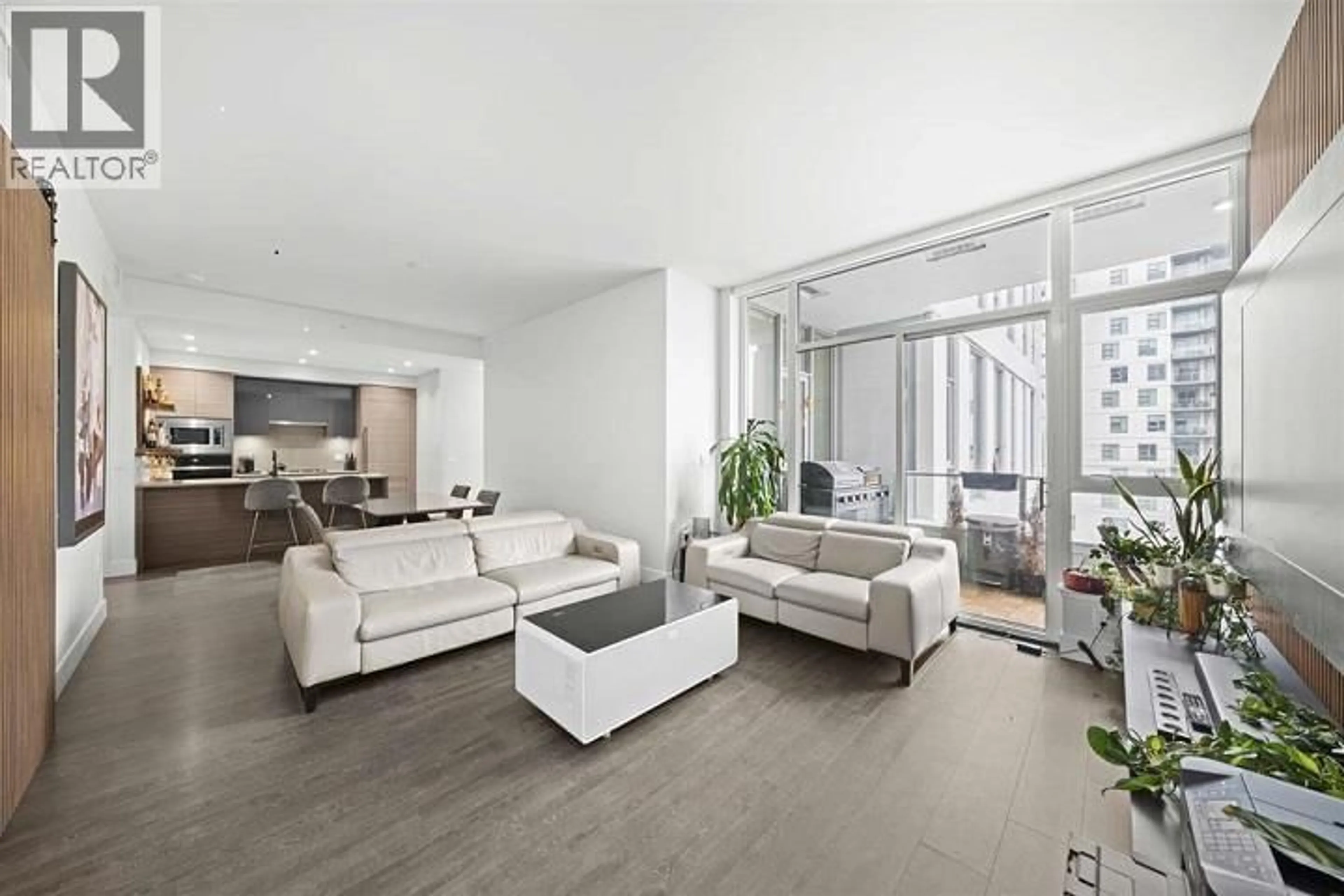 Living room with furniture, unknown for 504/505 - 3438 SAWMILL CRESCENT, Vancouver British Columbia V5S0E3