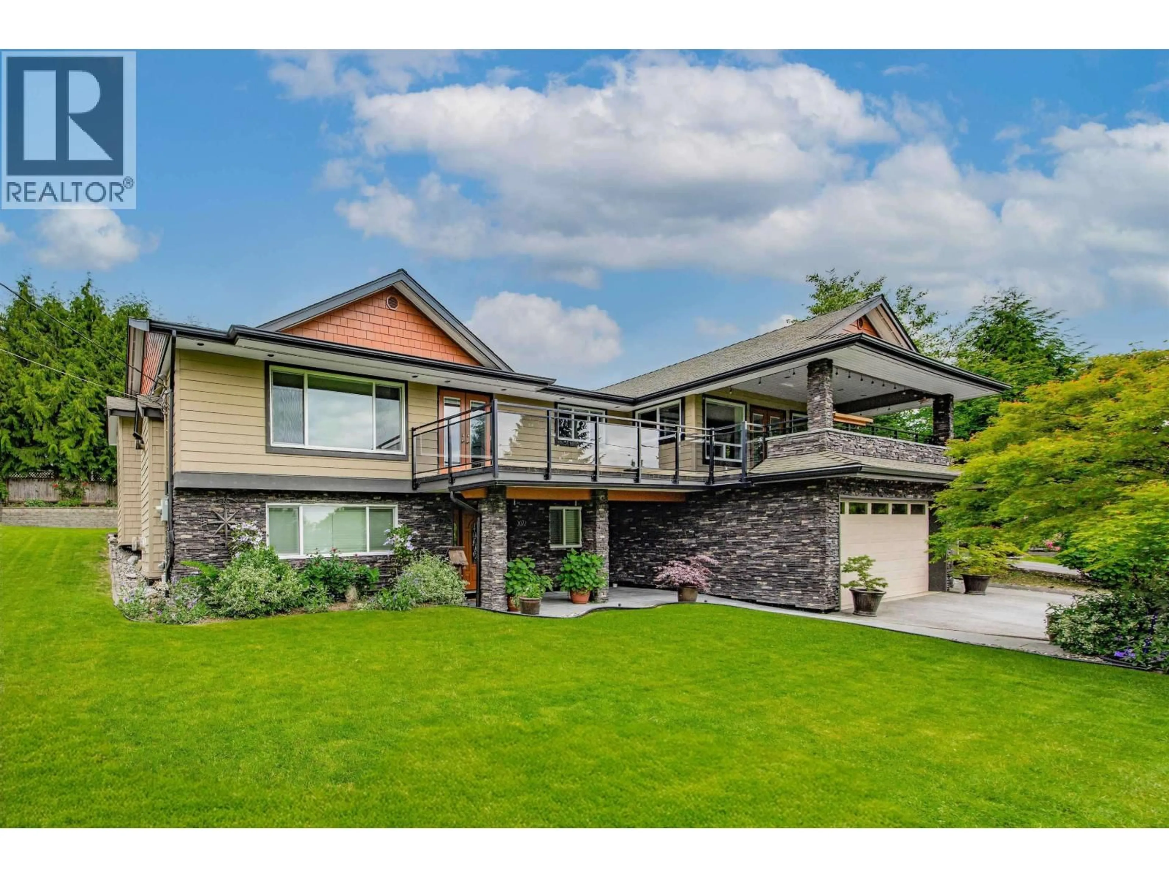 Home with vinyl exterior material, mountain view for 3072 LAZY A STREET, Coquitlam British Columbia V3C3N9