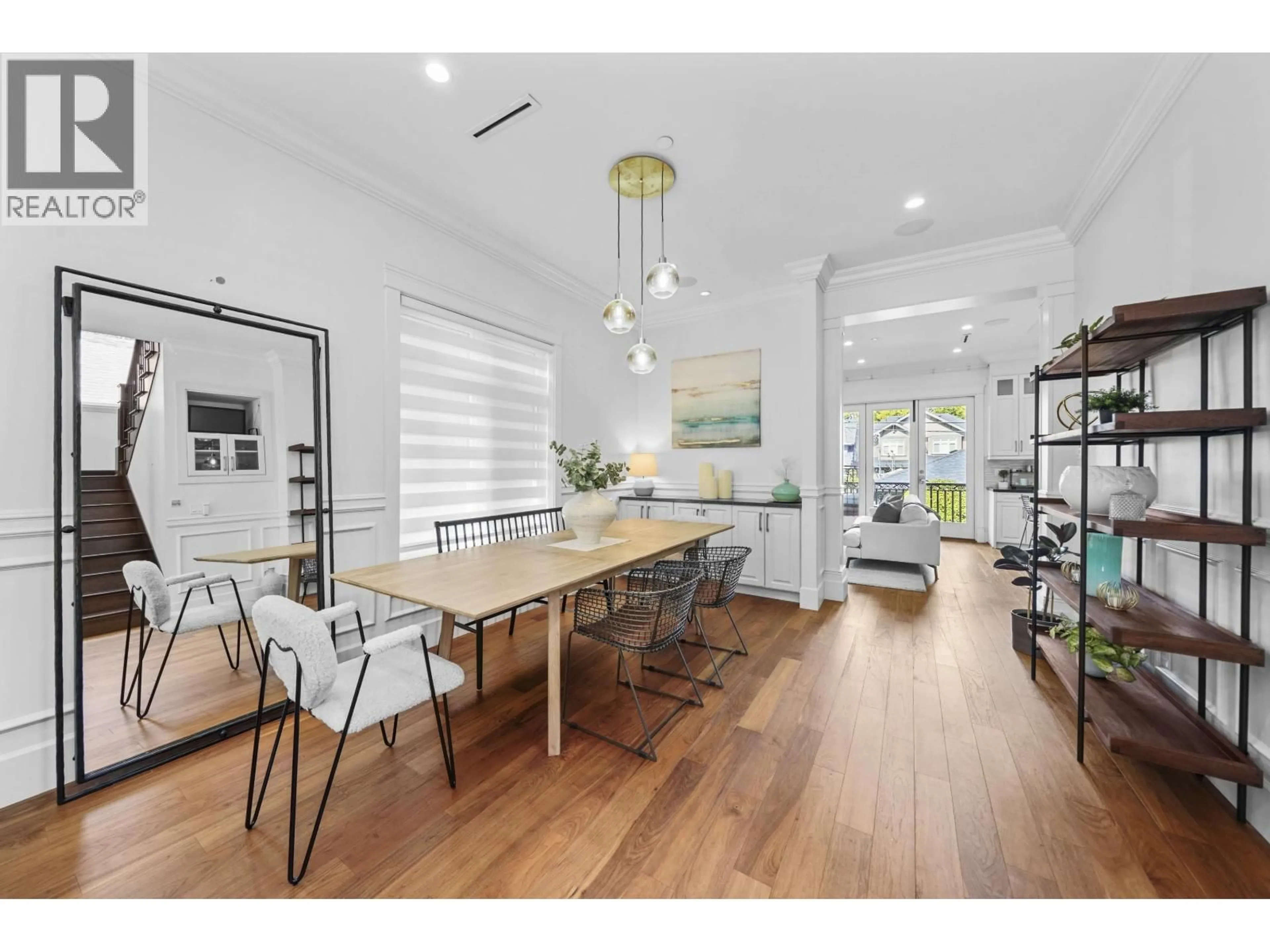 Dining room, wood/laminate floor for 3339 27TH AVENUE, Vancouver British Columbia V6S1P5