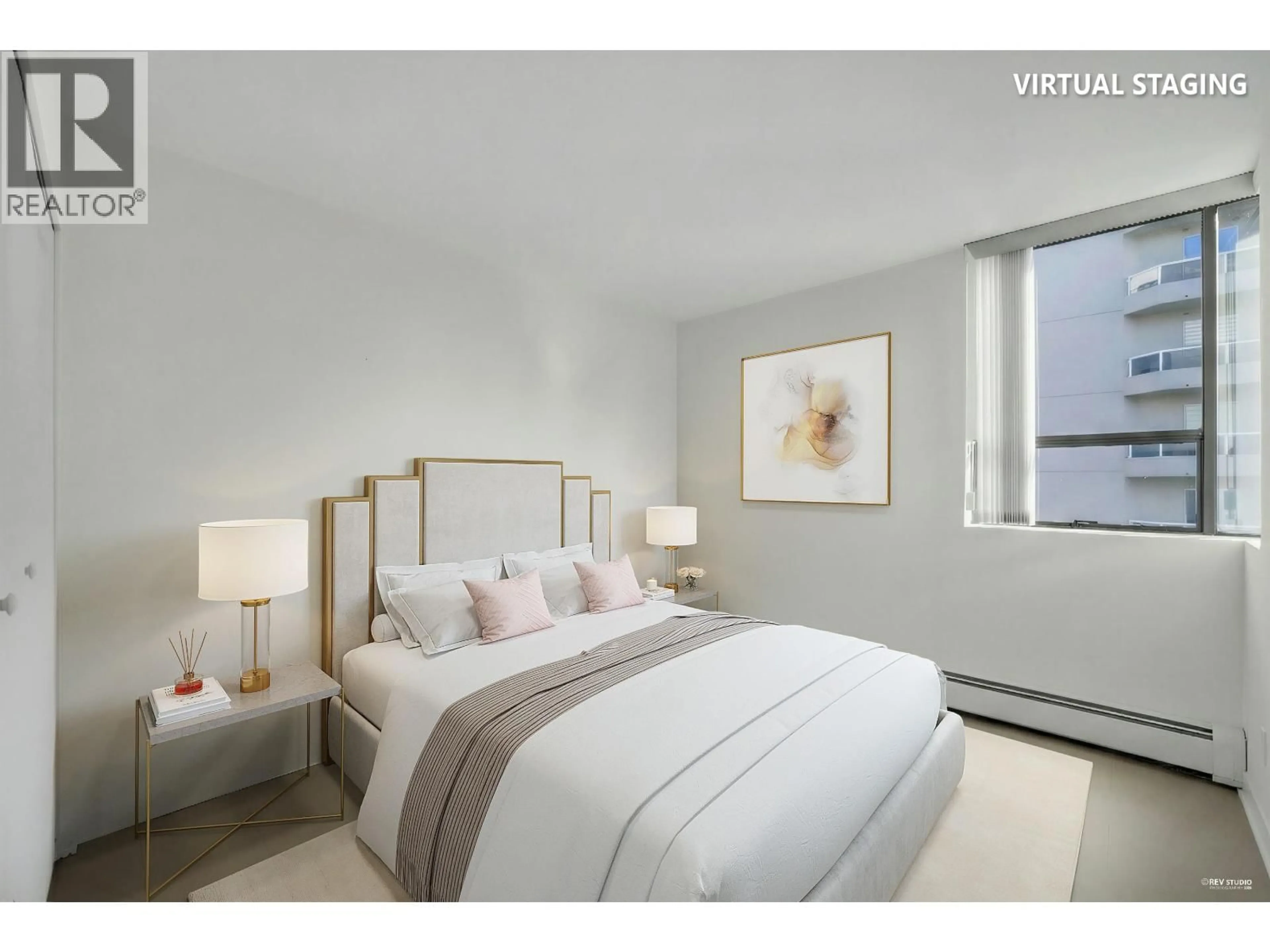 Bedroom with bed, unknown for 502 - 1737 DUCHESS AVENUE, West Vancouver British Columbia V7V1P8