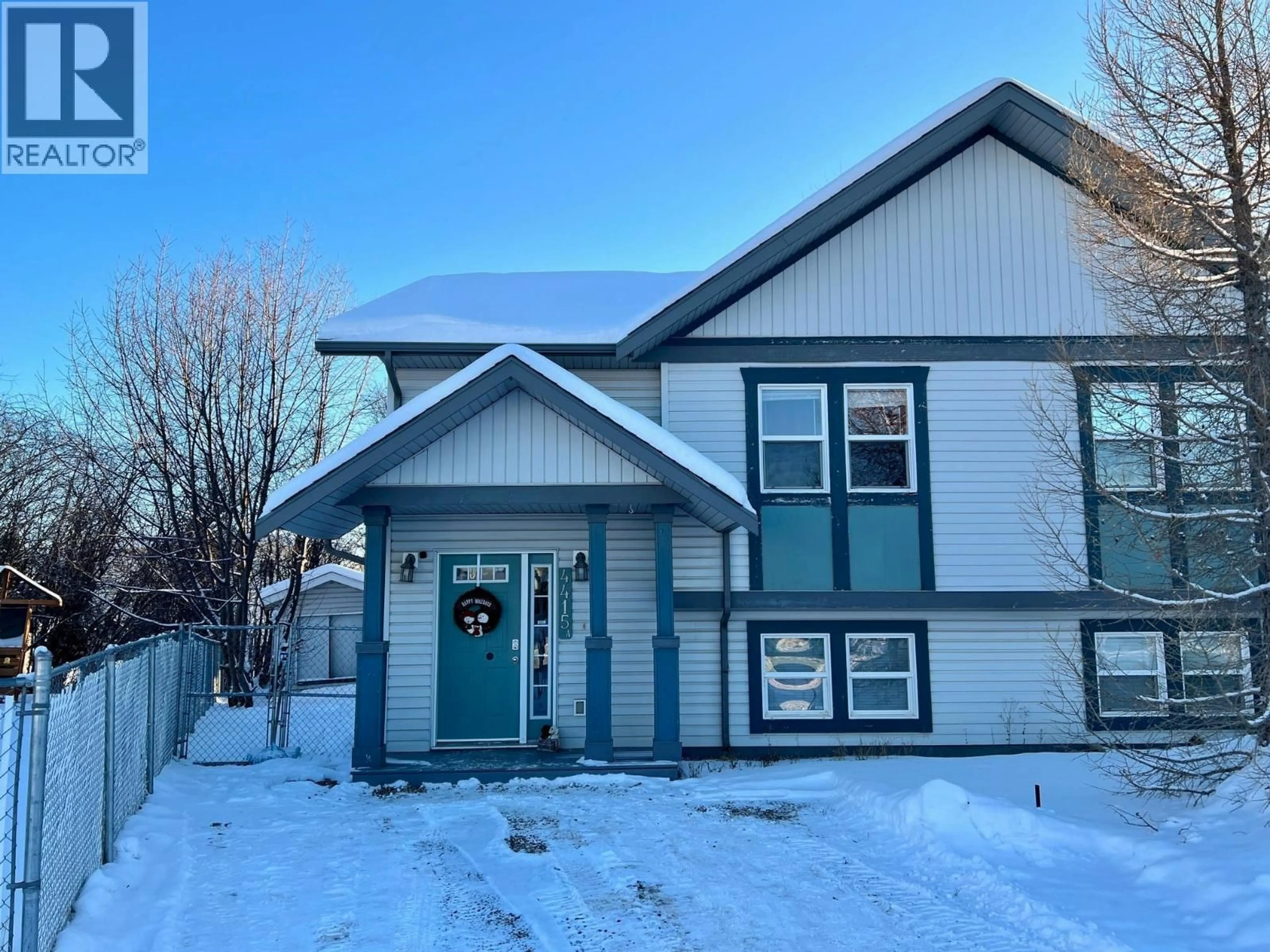 Home with vinyl exterior material, building for A - 4415 HERITAGE CRESCENT, Fort Nelson British Columbia V0C1R0