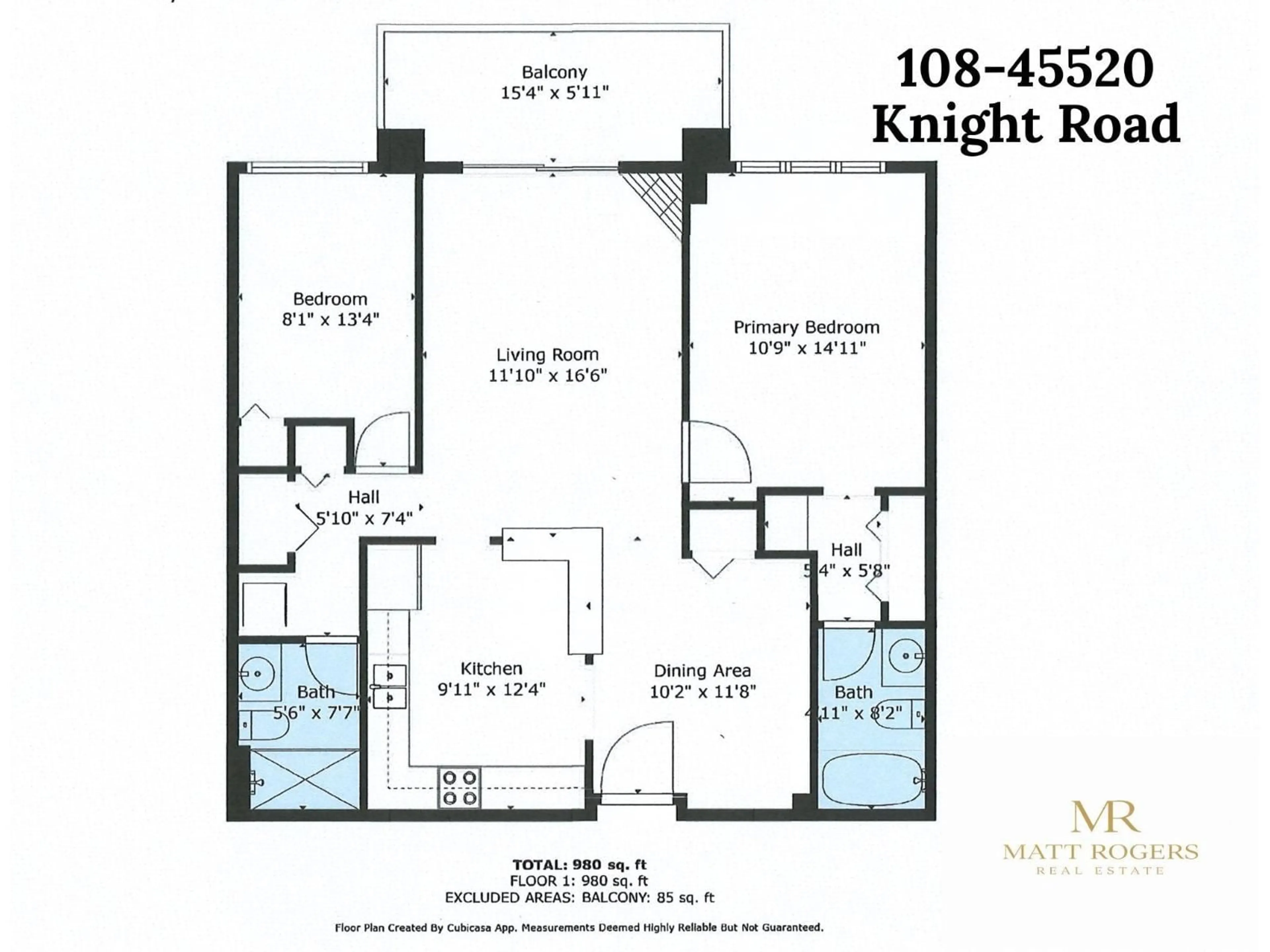 Floor plan for 108 - 45520 KNIGHT ROAD, Chilliwack British Columbia V2R3Z2