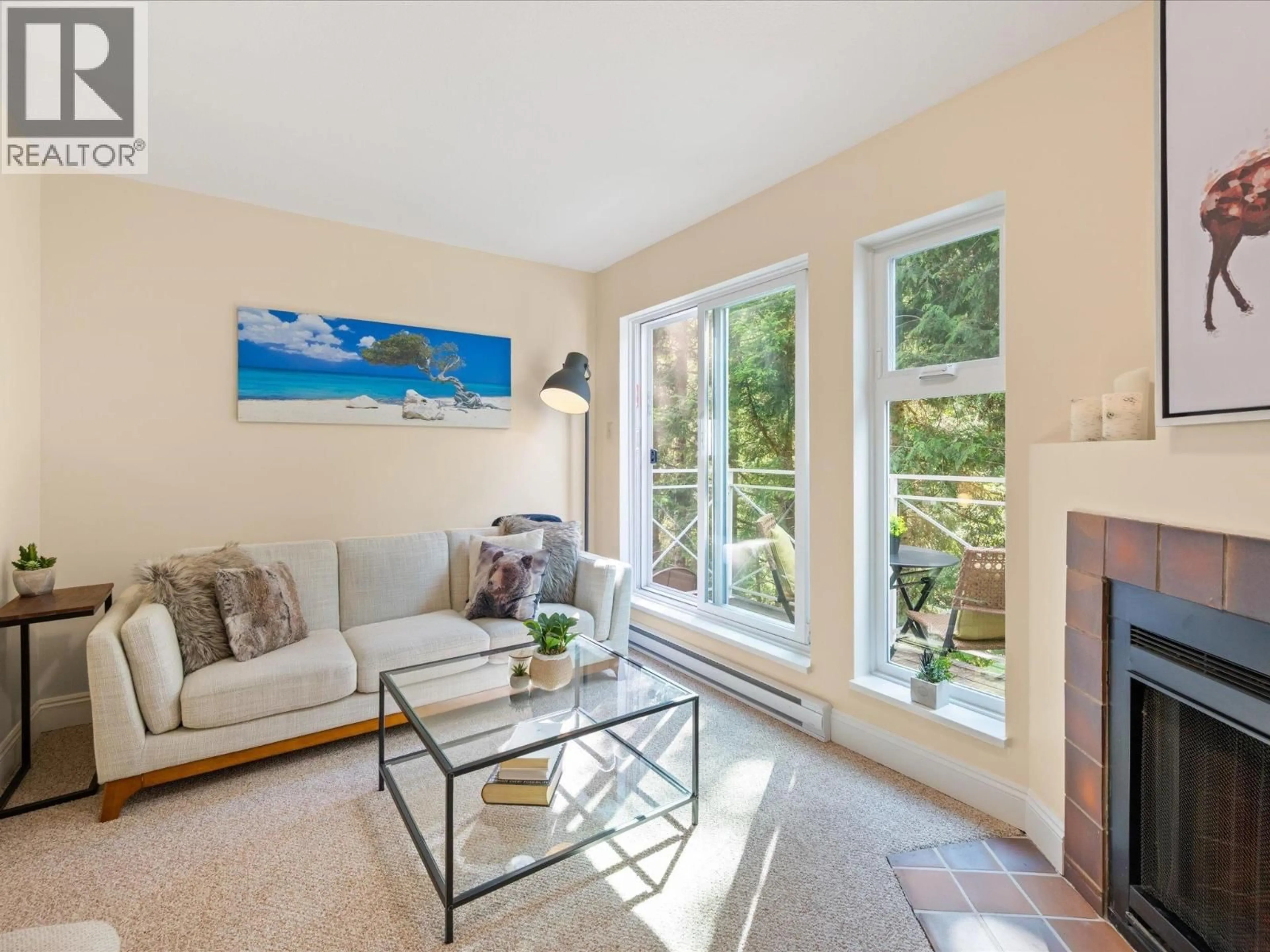 Living room with furniture, ceramic/tile floor for 26 - 2211 MARMOT PLACE, Whistler British Columbia V8E0M6