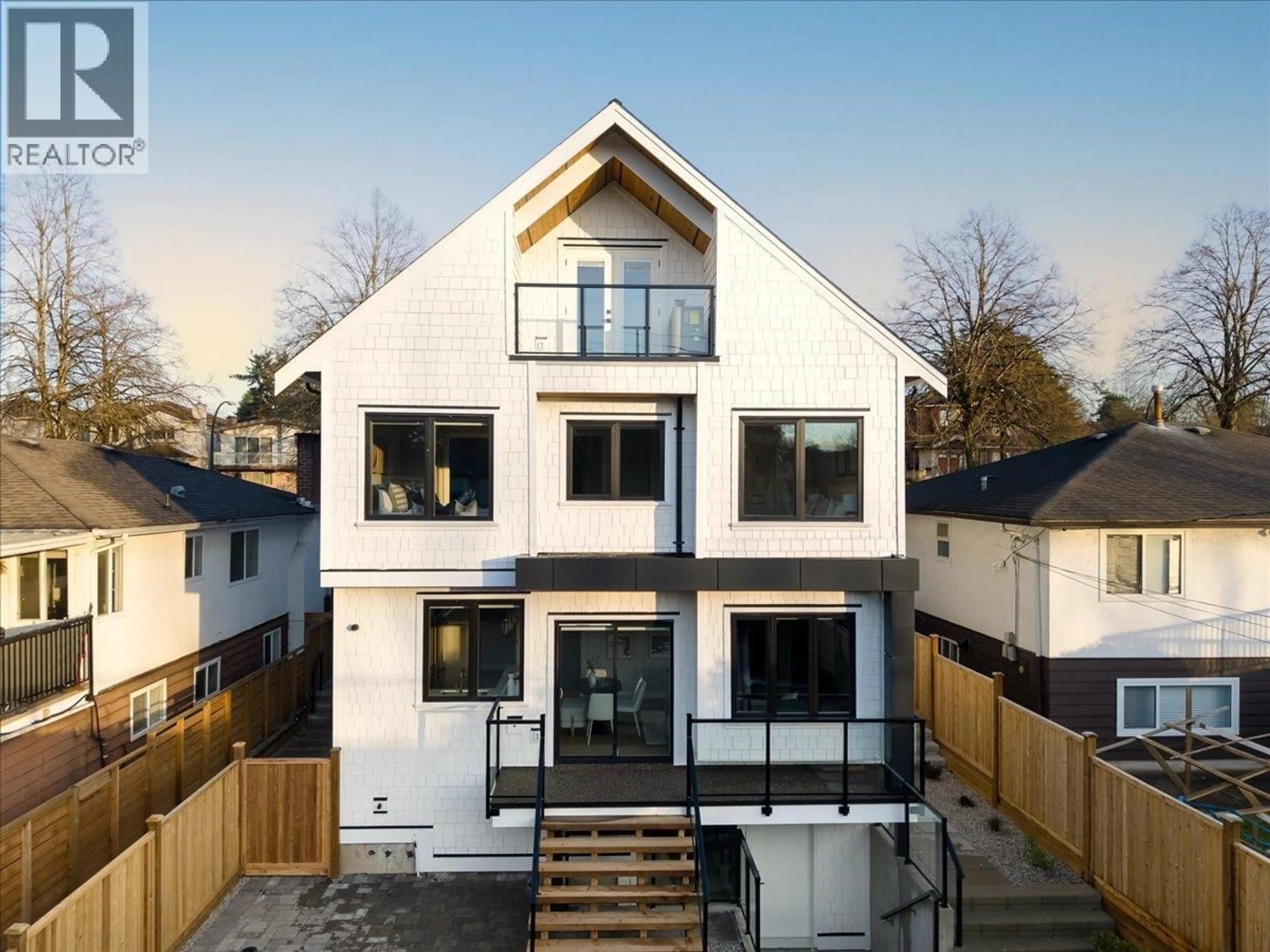 Home with brick exterior material, street for 2 - 6061 SHERBROOKE STREET, Vancouver British Columbia V5W3N3