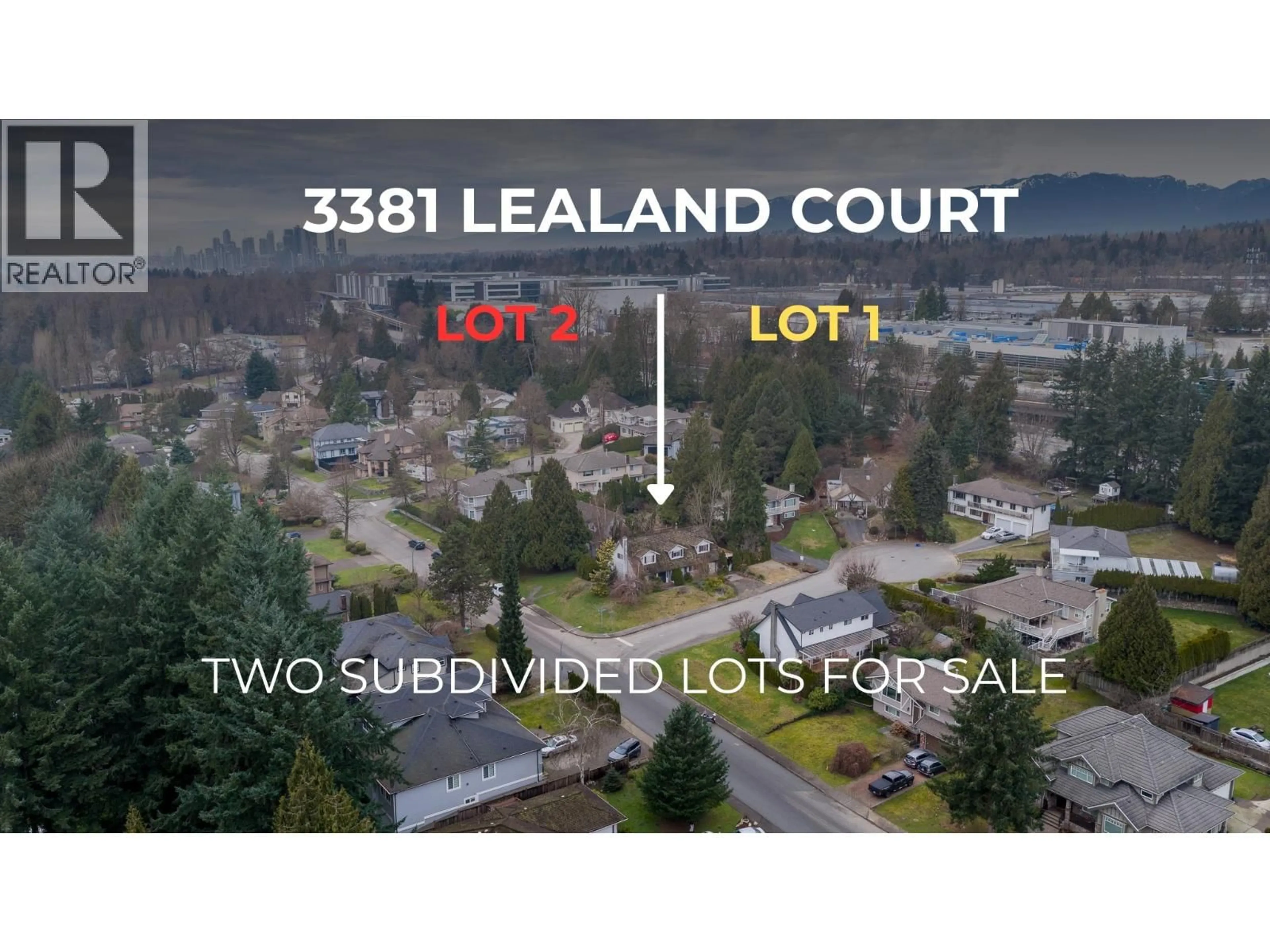 A pic from outside/outdoor area/front of a property/back of a property/a pic from drone, unknown for 3381 LEALAND COURT, Burnaby British Columbia V5A3B6