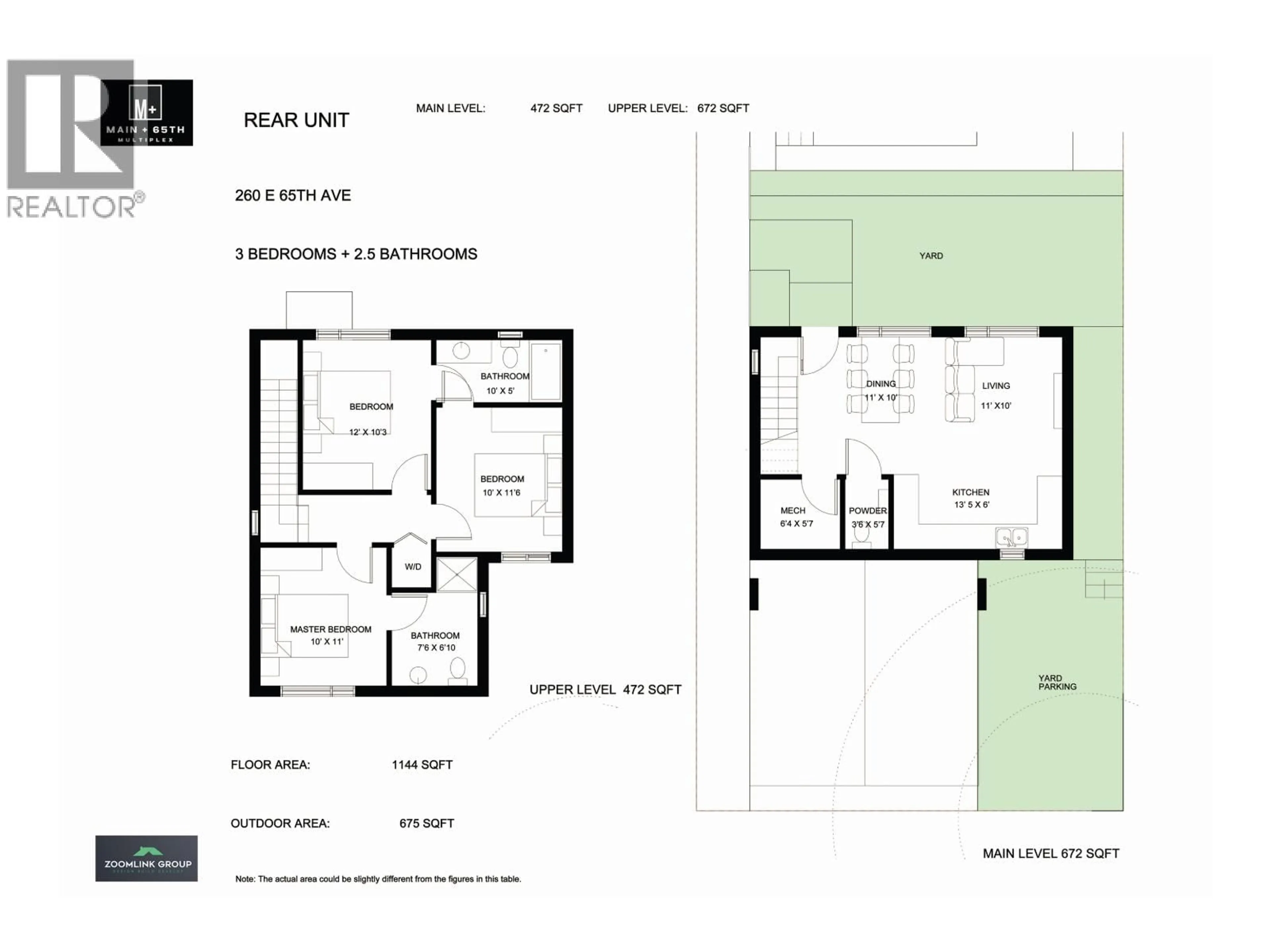Floor plan for 260 65TH AVENUE, Vancouver British Columbia V5X2P4