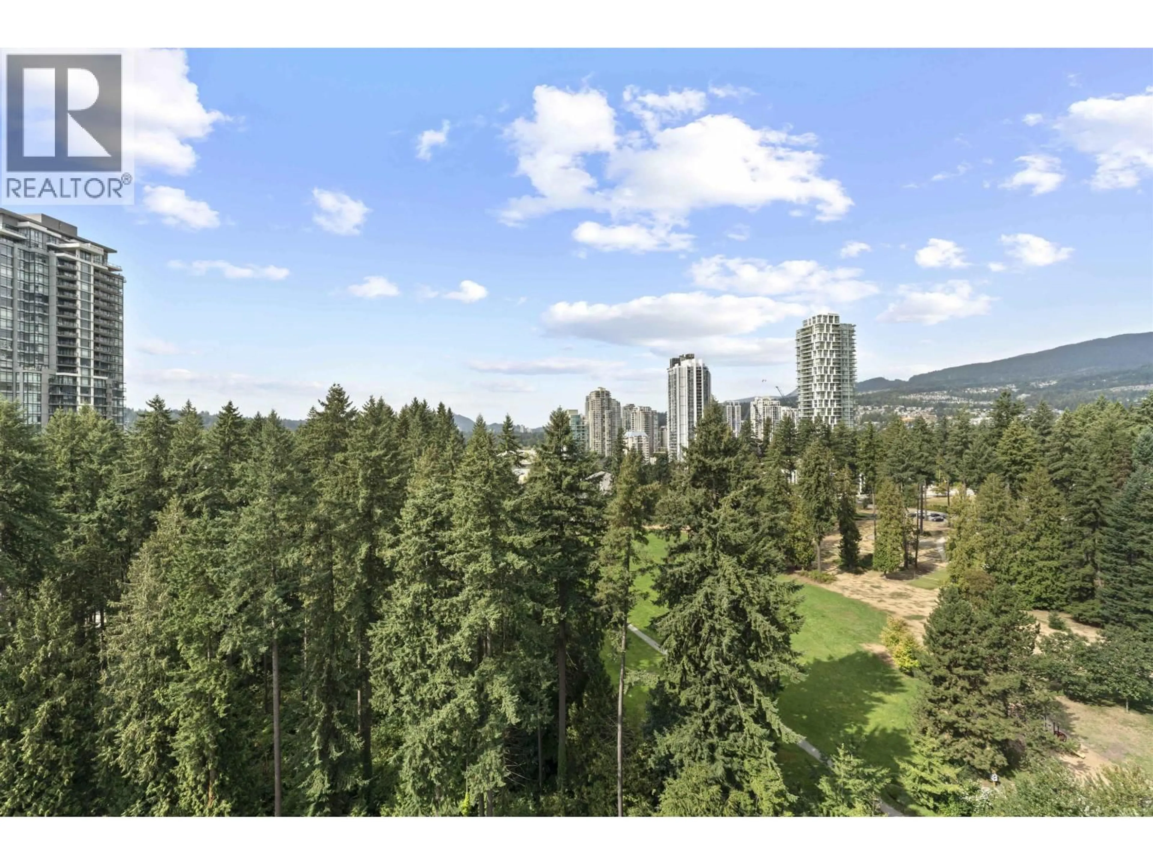 A pic from outside/outdoor area/front of a property/back of a property/a pic from drone, forest/trees view for 1605 - 3096 WINDSOR GATE, Coquitlam British Columbia V3B0P4