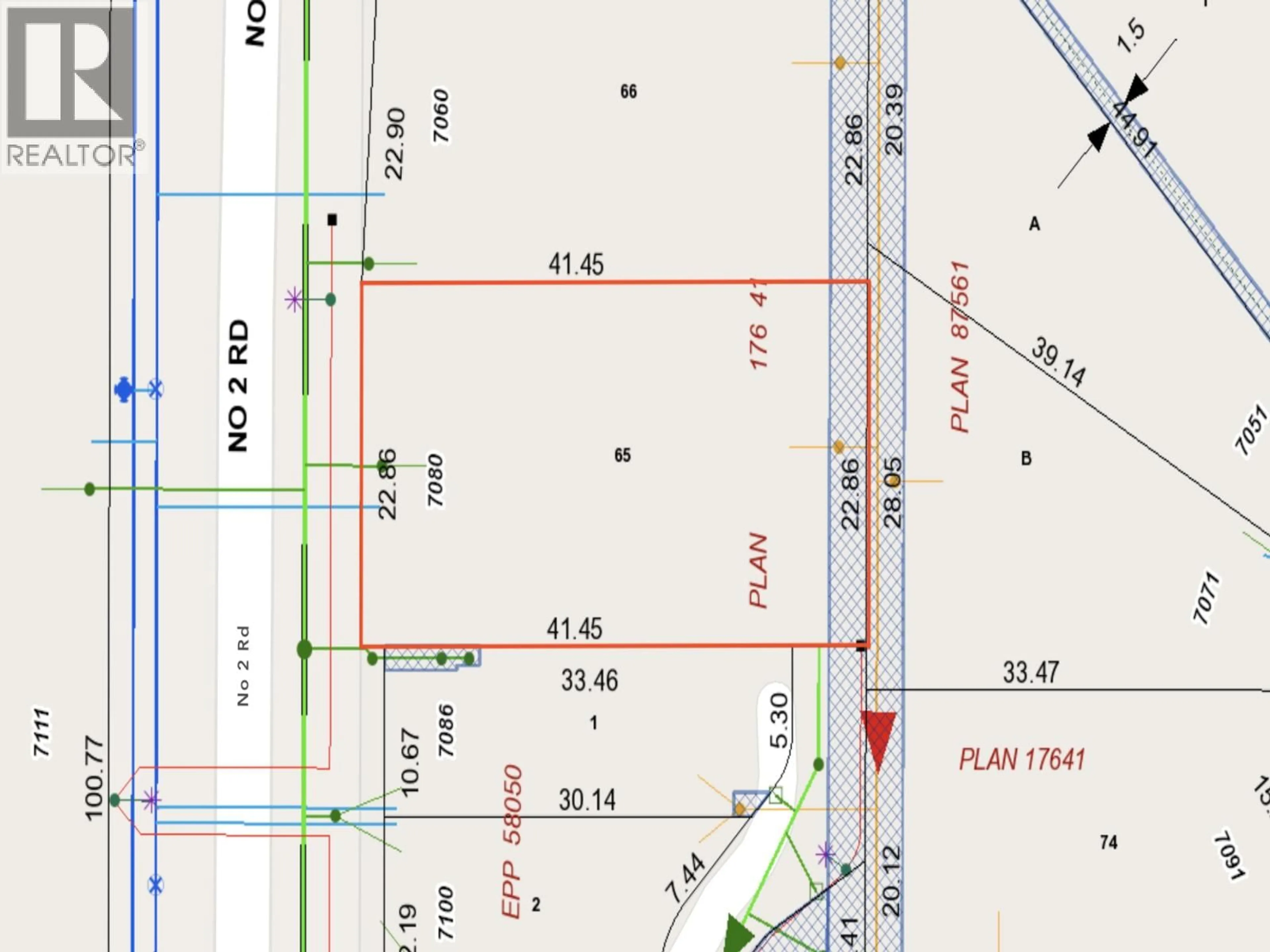 Picture of a map for 7080 NO. 2 ROAD, Richmond British Columbia V7C3L6