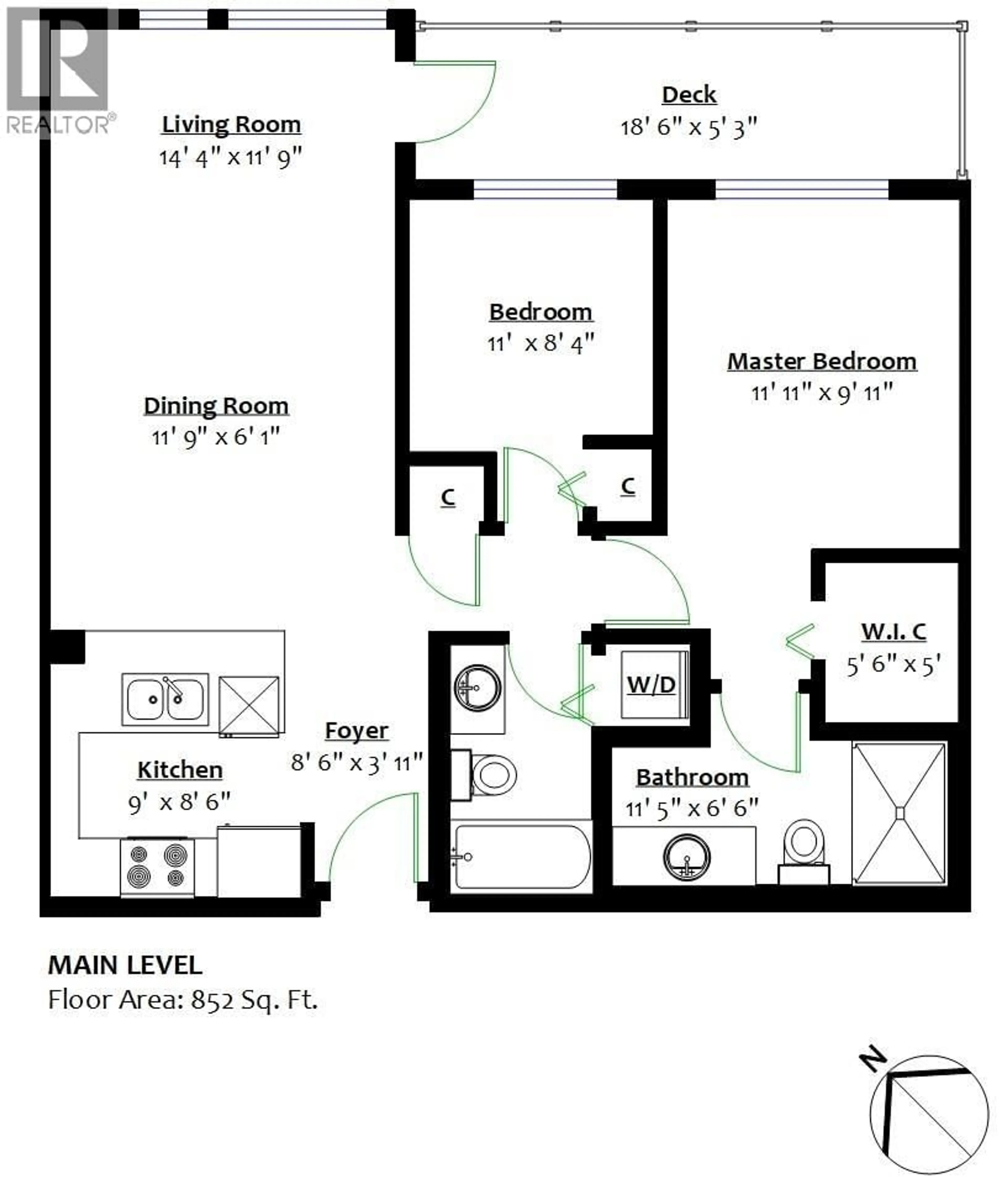 Floor plan for 319 - 255 1ST STREET, North Vancouver British Columbia V7M3G8