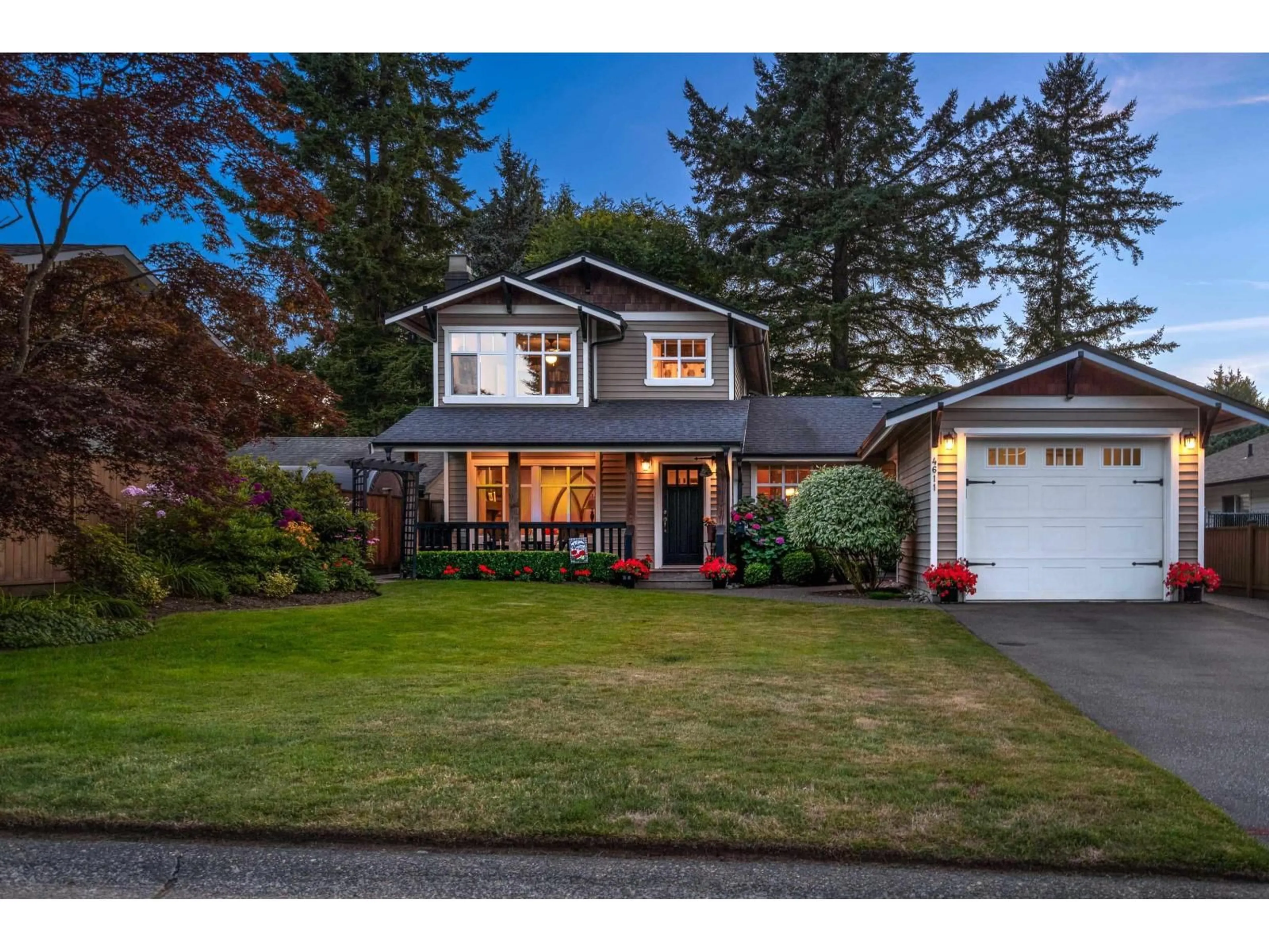 Home with vinyl exterior material, street for 4611 198C STREET, Langley British Columbia V3A5Z7