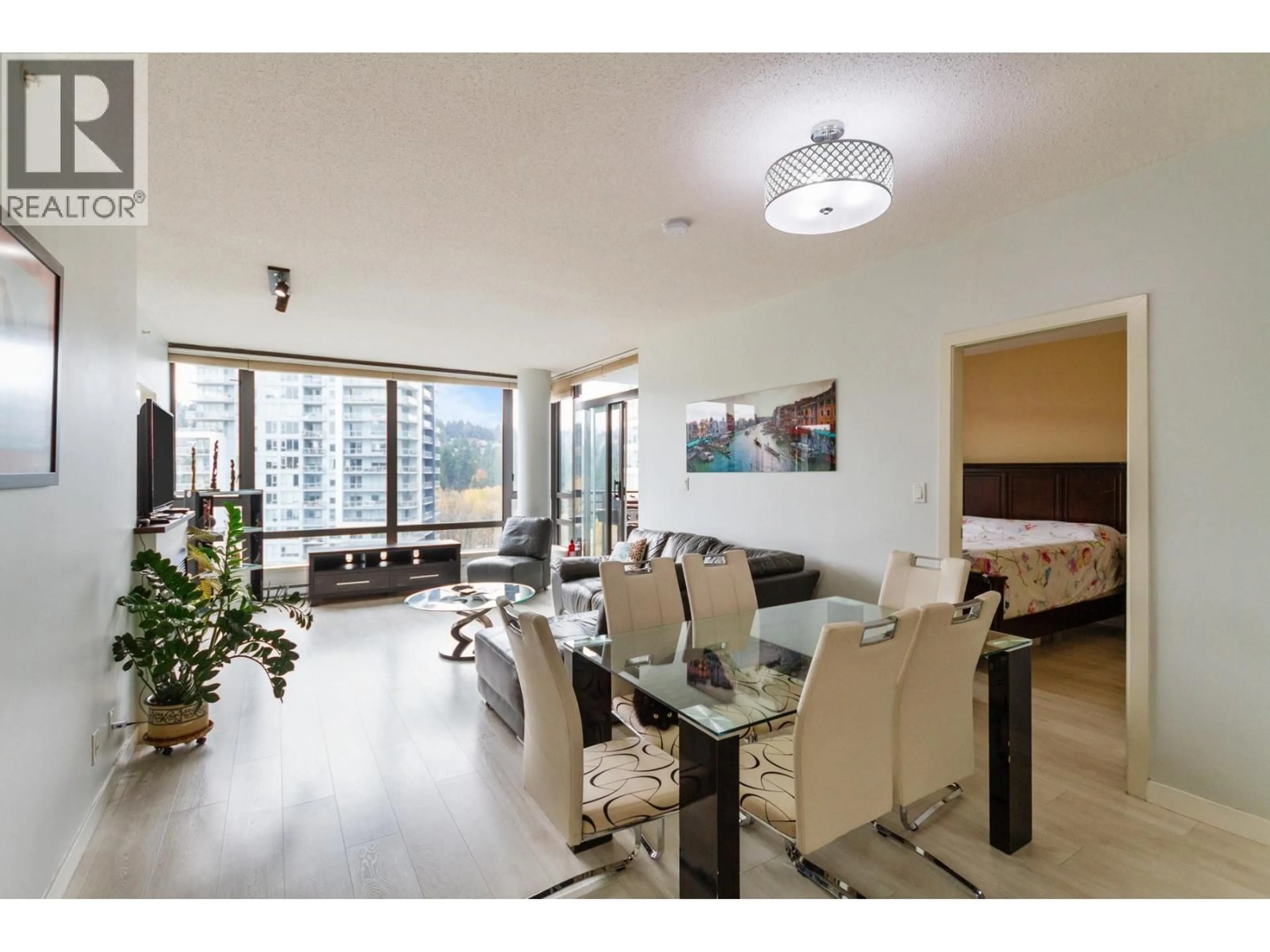 Living room with furniture, unknown for 1703 - 400 CAPILANO ROAD, Port Moody British Columbia V3H0E1