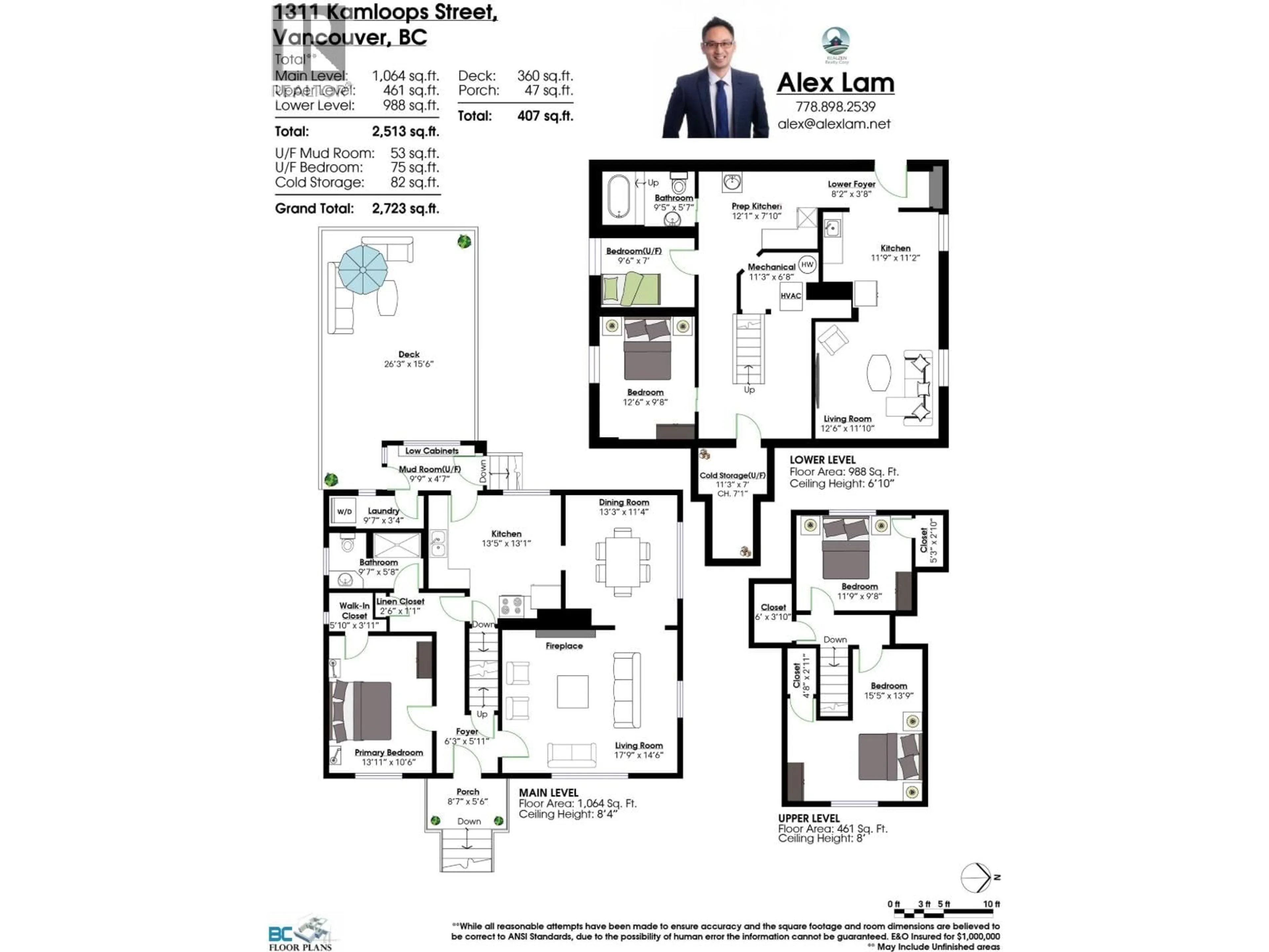 Floor plan for 1311 KAMLOOPS STREET, Vancouver British Columbia V5K3V6