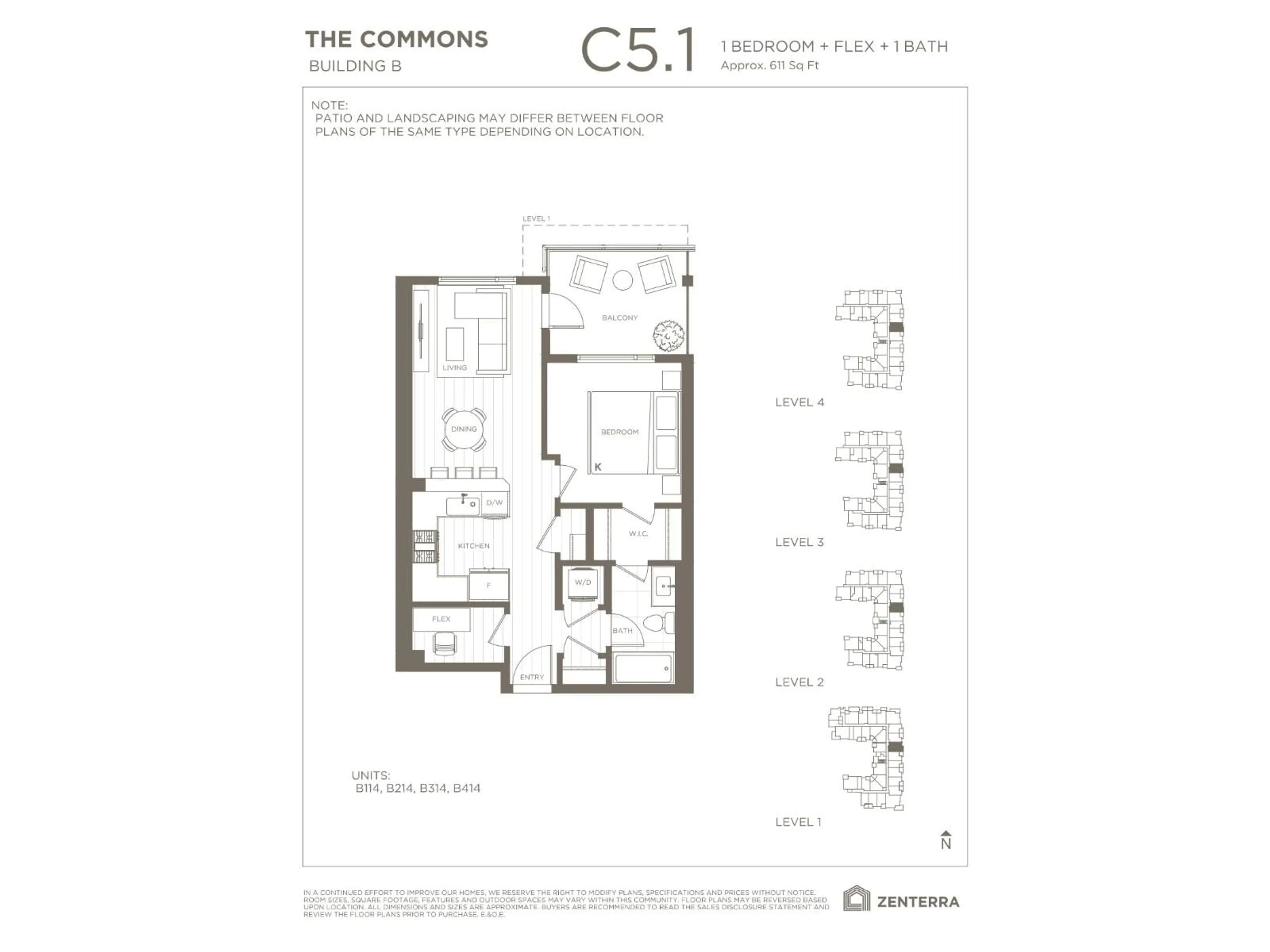 Floor plan for B214 - 8230 208B AVENUE, Langley British Columbia V2Y2C4