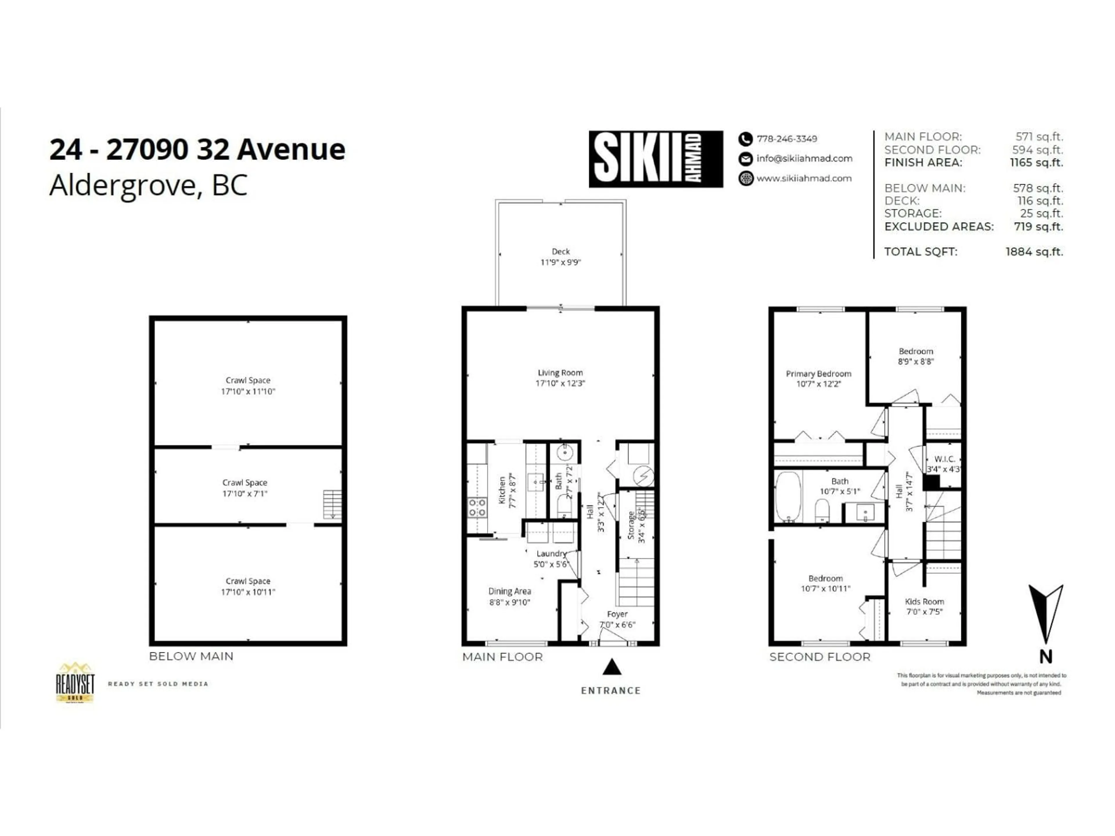 Floor plan for 24 - 27090 32 AVENUE, Langley British Columbia V4W3T7