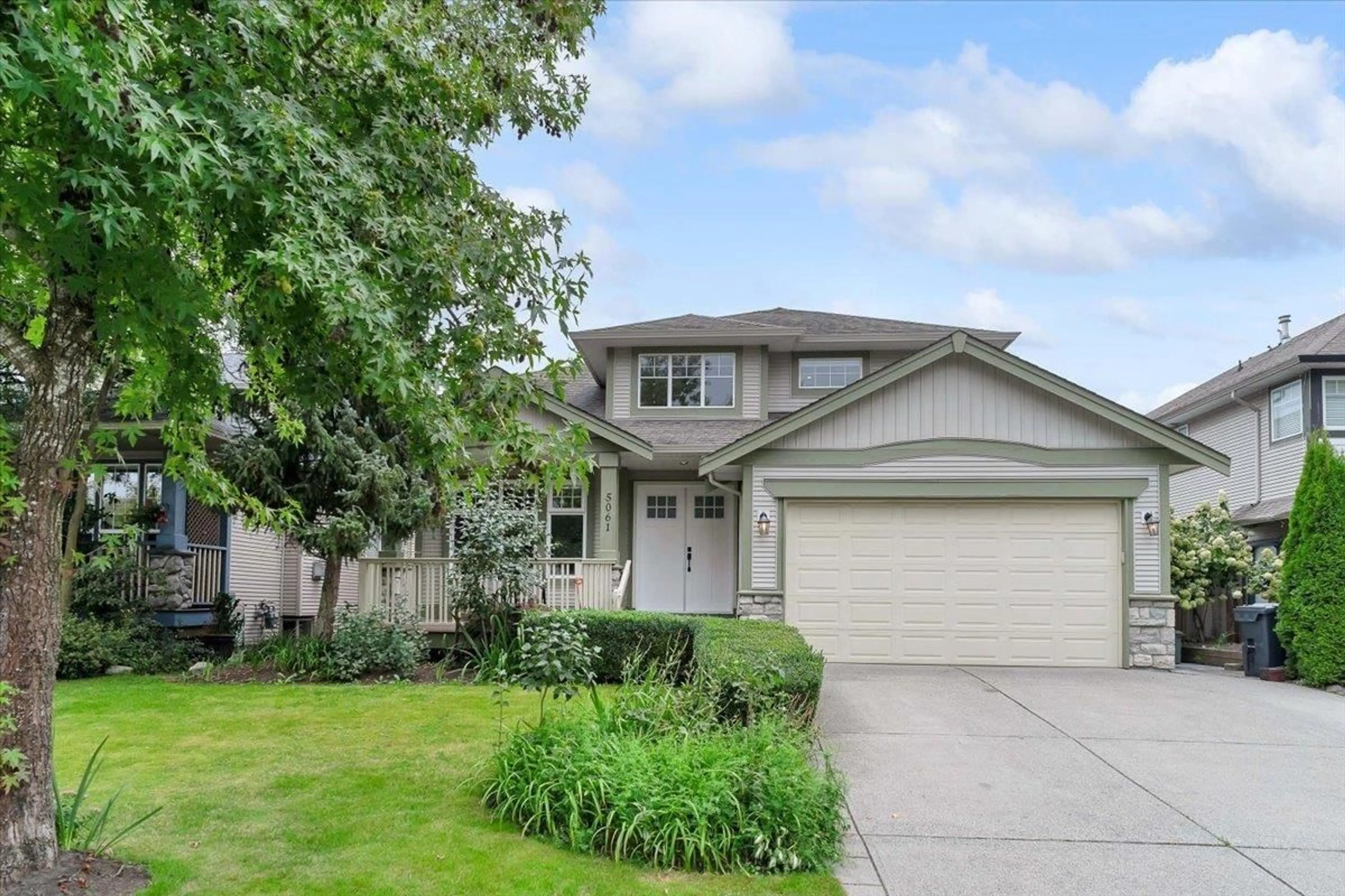 Home with vinyl exterior material, street for 5061 223A STREET, Langley British Columbia V2Y2V2