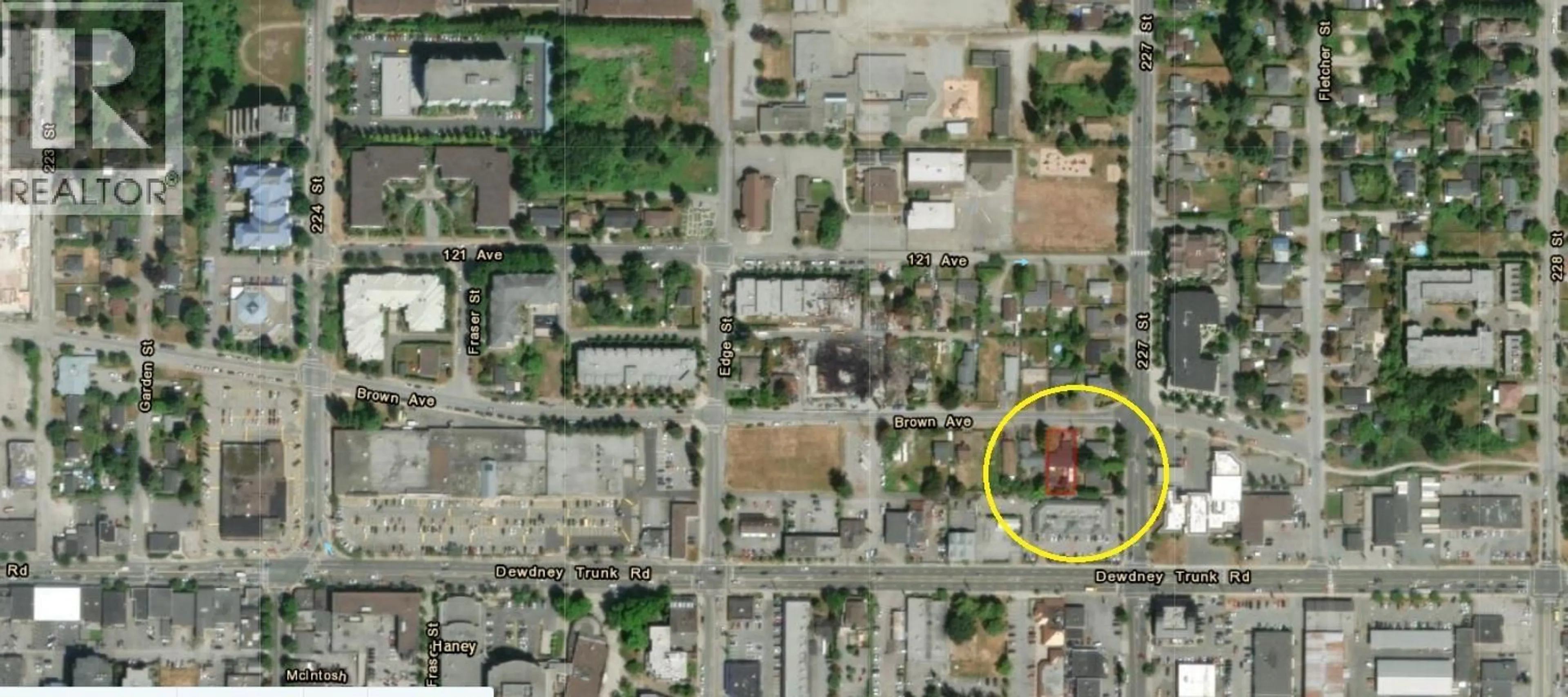 Picture of a map for 22670 BROWN AVENUE, Maple Ridge British Columbia V2X3R5