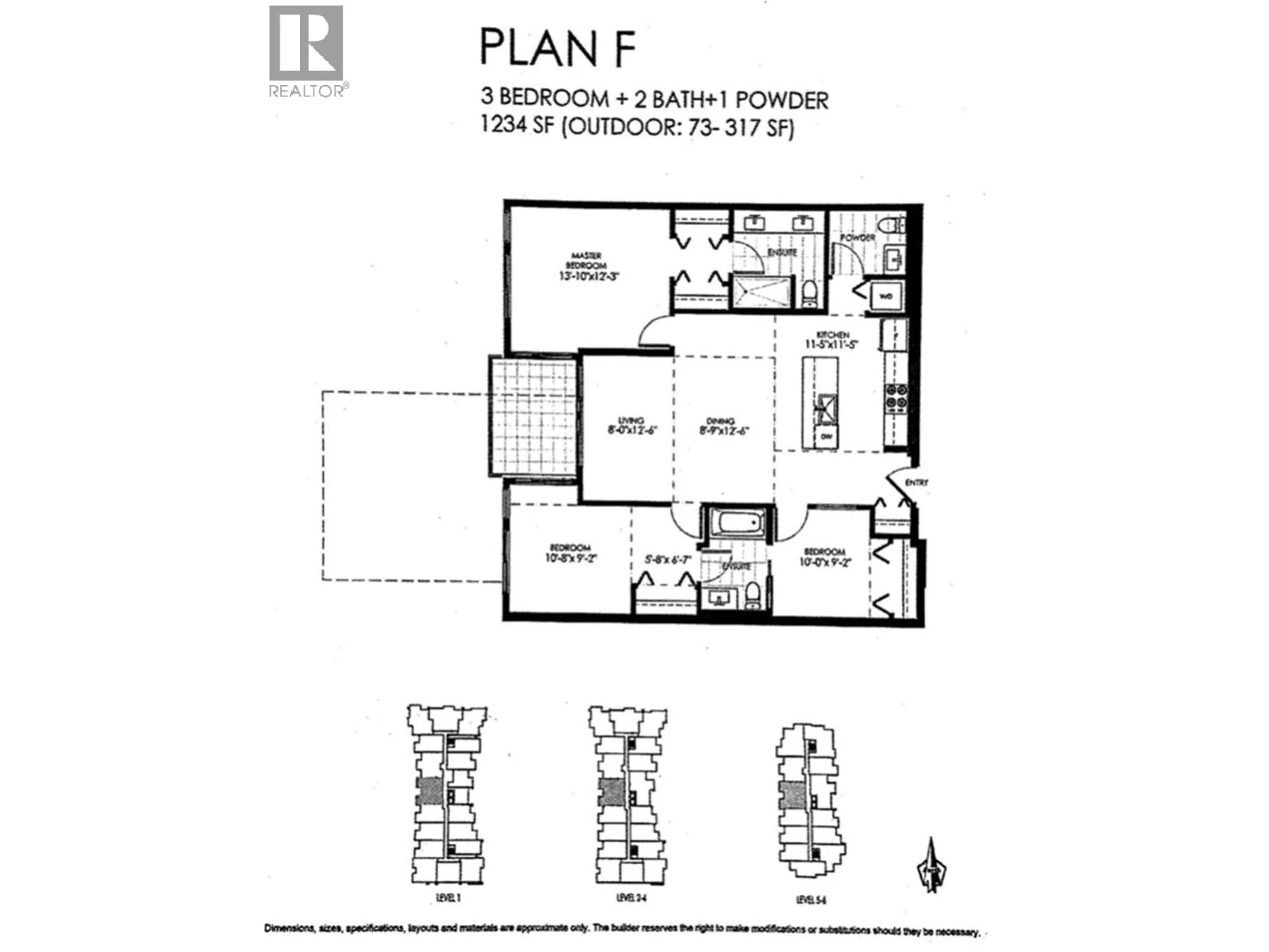 Floor plan for 608 - 10177 RIVER DRIVE, Richmond British Columbia V6X0S2