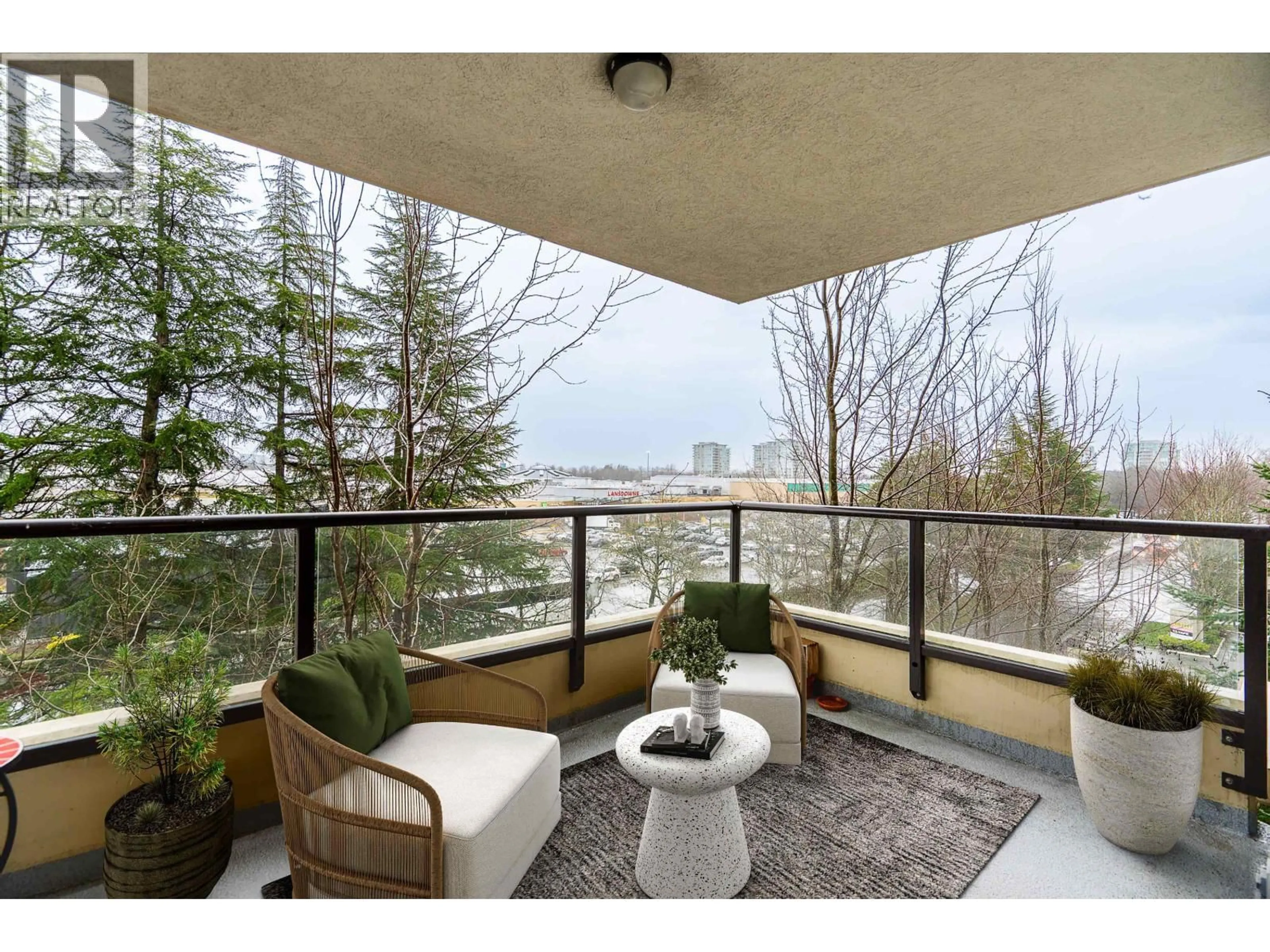 Patio, water/lake/river/ocean view for 502 - 8160 LANSDOWNE ROAD, Richmond British Columbia V6X0A9