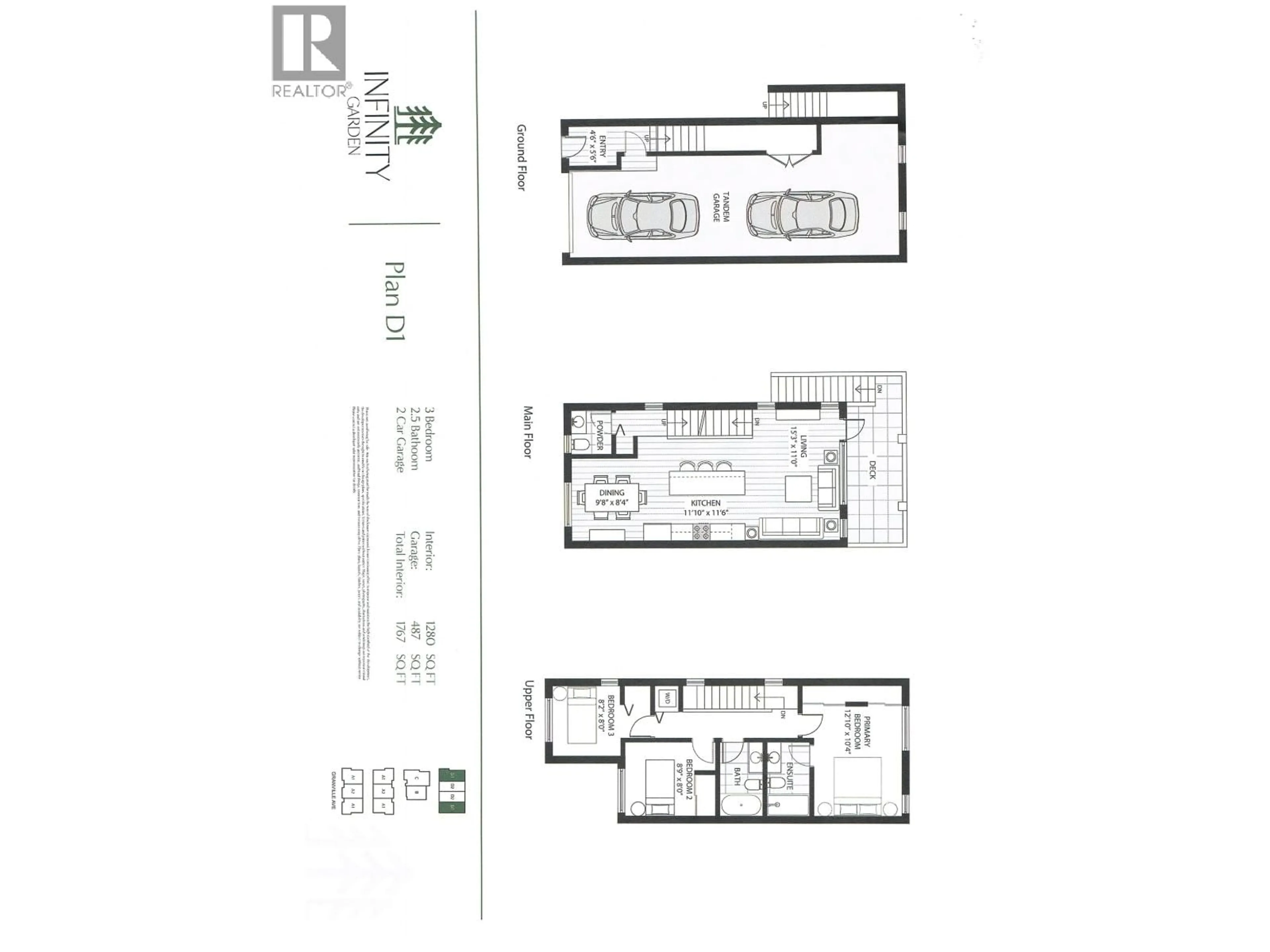 Floor plan for 4 - 9511 GRANVILLE AVENUE, Richmond British Columbia V6Y1P9