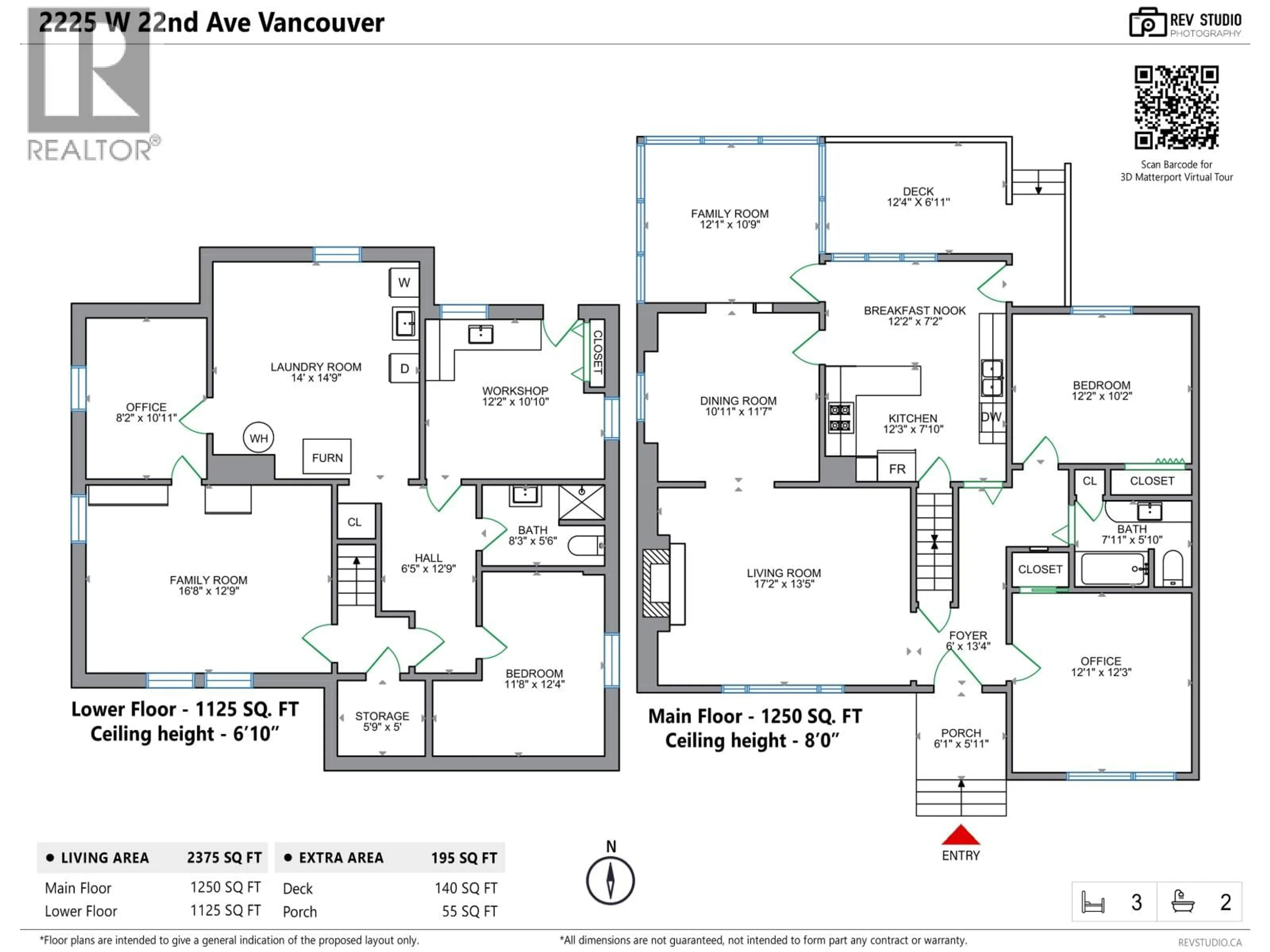 Floor plan for 2225 22ND AVENUE, Vancouver British Columbia V6L1L6